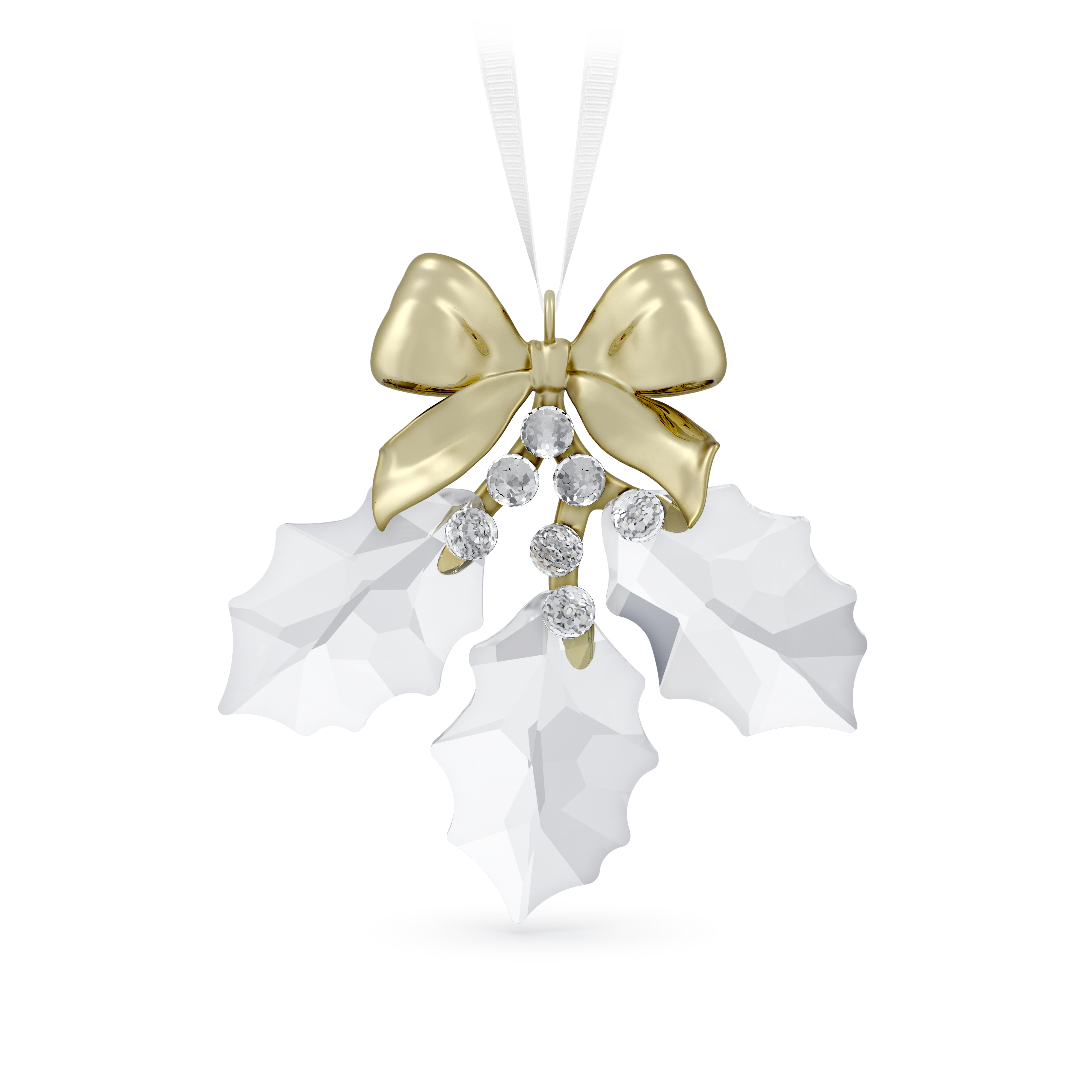 Swarovski Holiday Magic Holly Leaves Ornament 5685701
