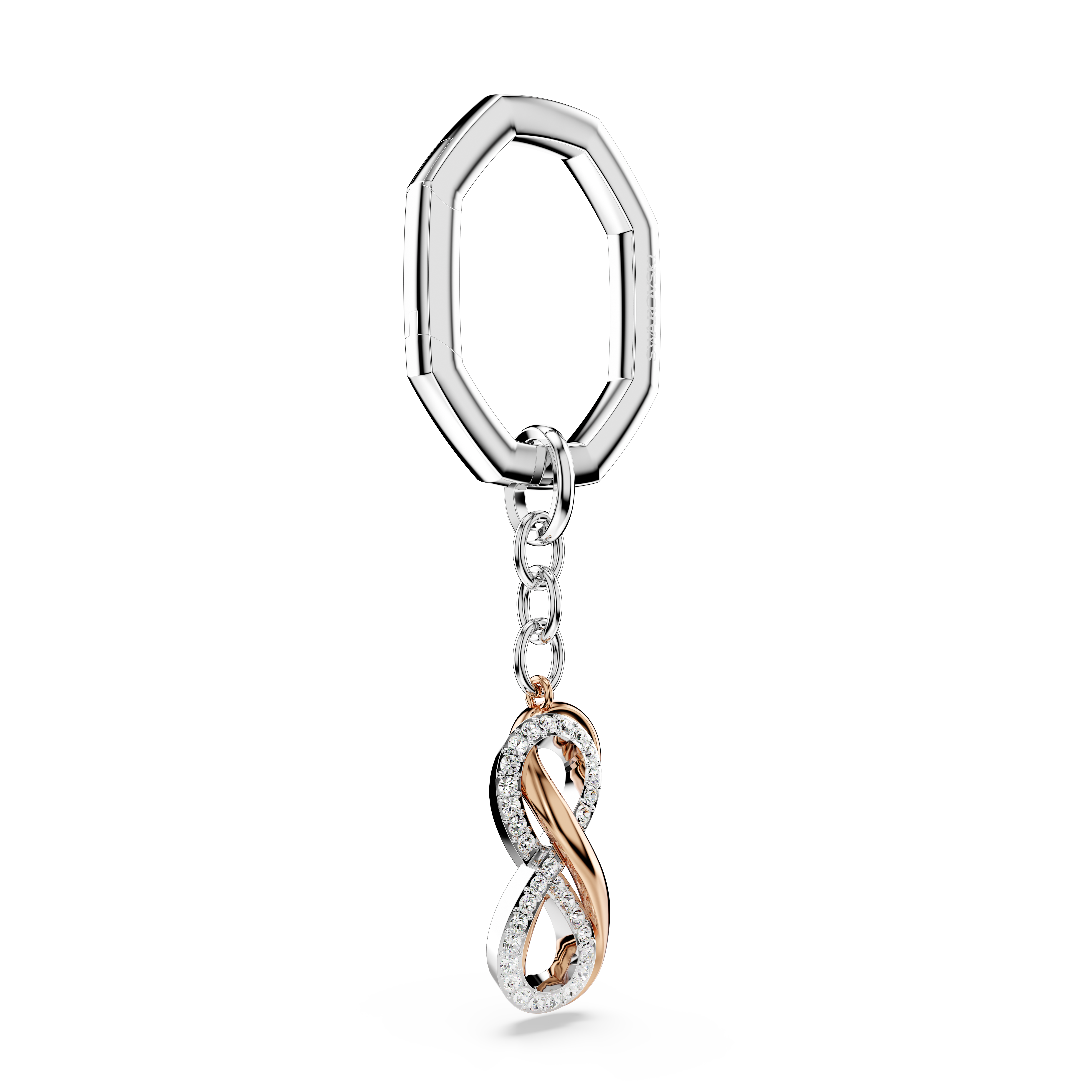 Swarovski Key ring, Infinity, White, Mixed metal finish 5687996