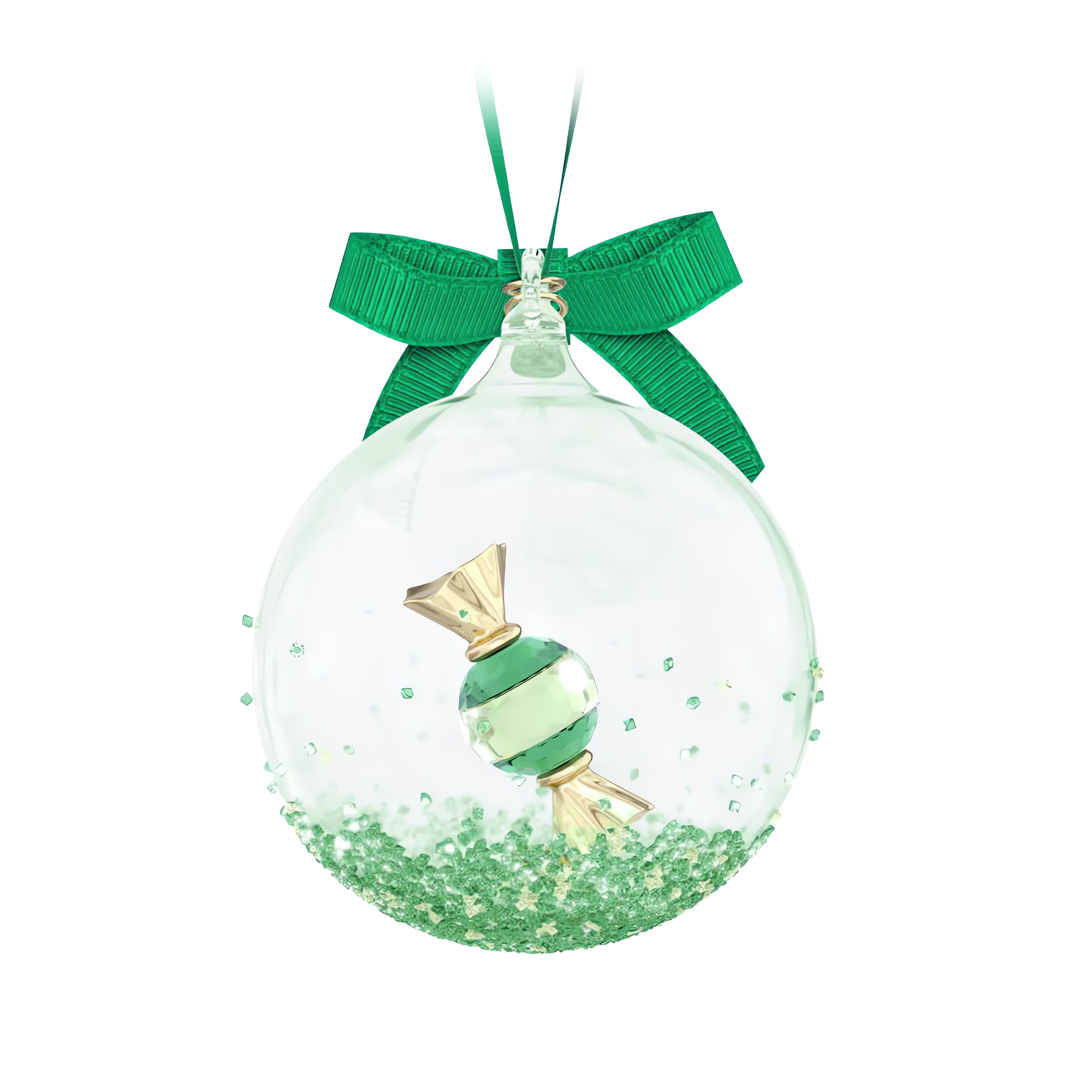 Swarovski Holiday Cheers dulcis Ball Ornament, Green 5688312