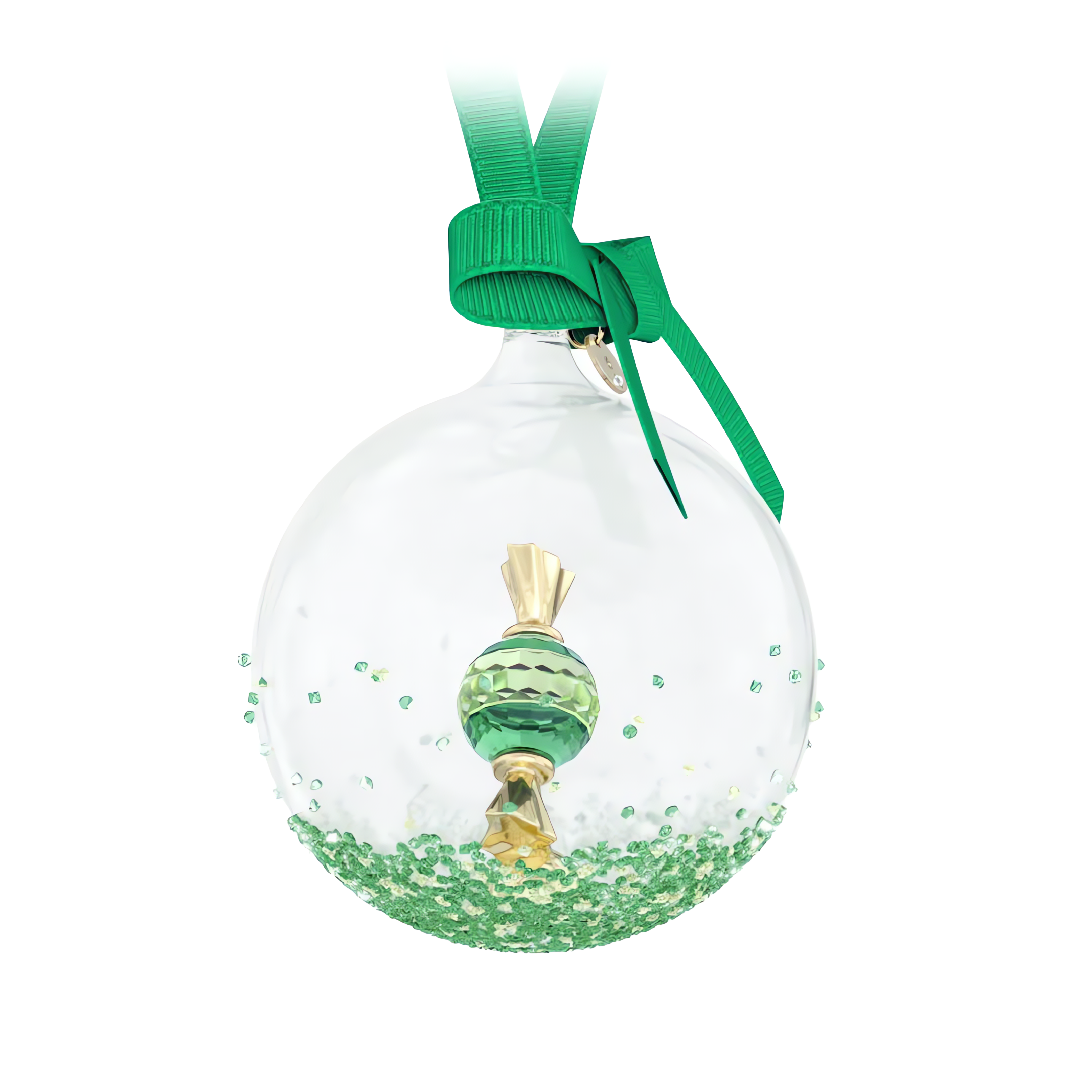 Swarovski Holiday Cheers dulcis Ball Ornament, Green 5688312
