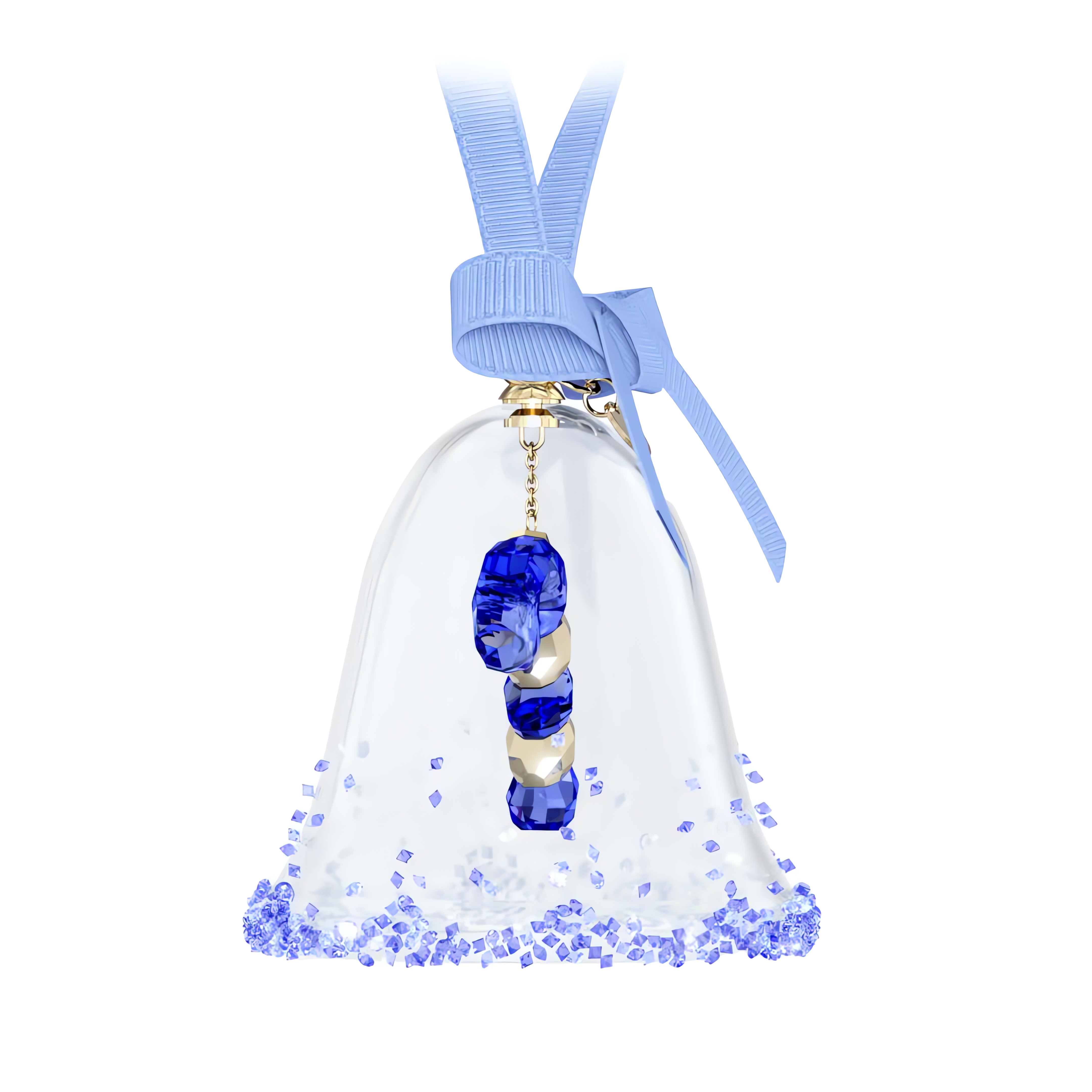 Swarovski Holiday Cheers dulcis Bell Ornament, Blue 5688314