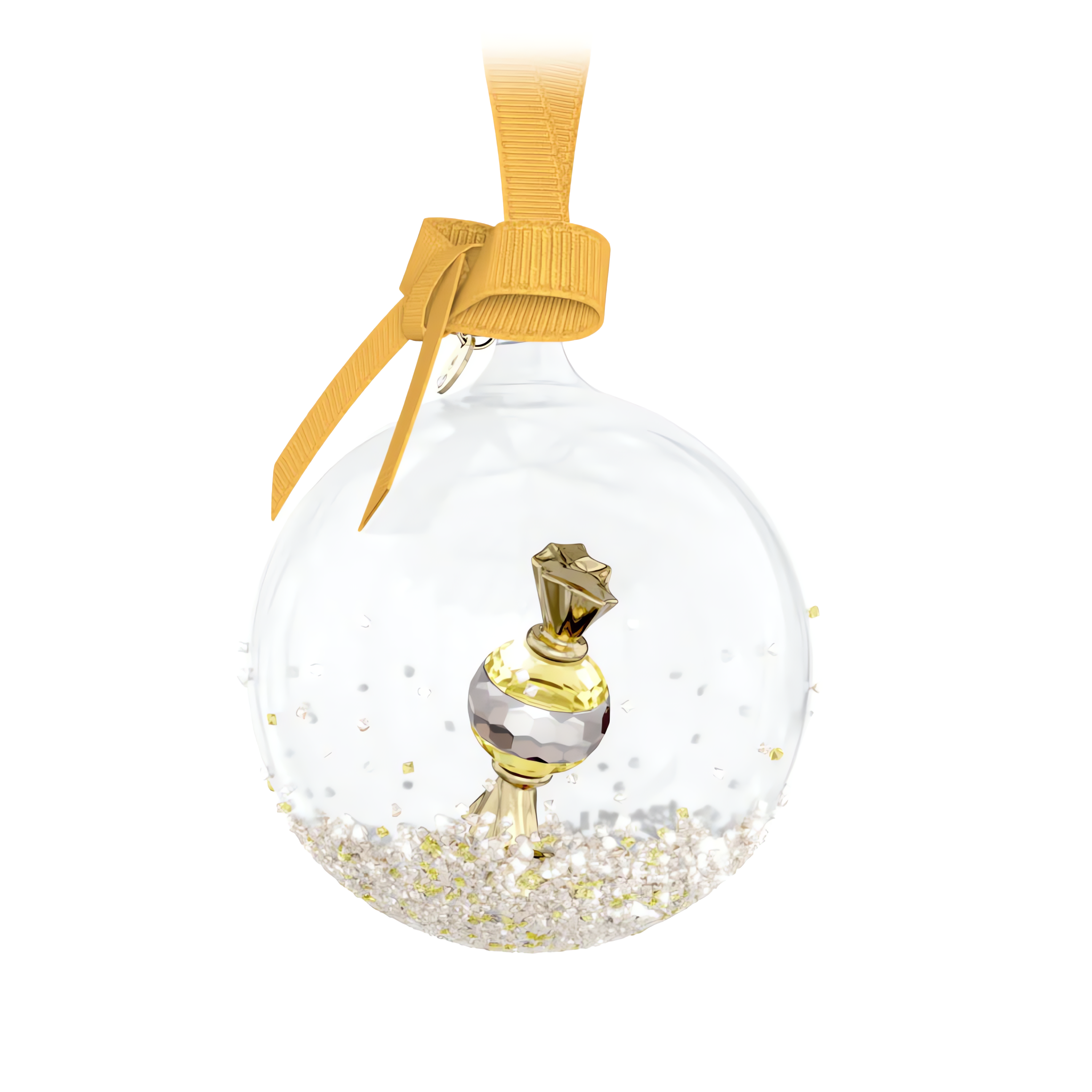 Swarovski Holiday Cheers dulcis Ball Ornament, Yellow 5688315