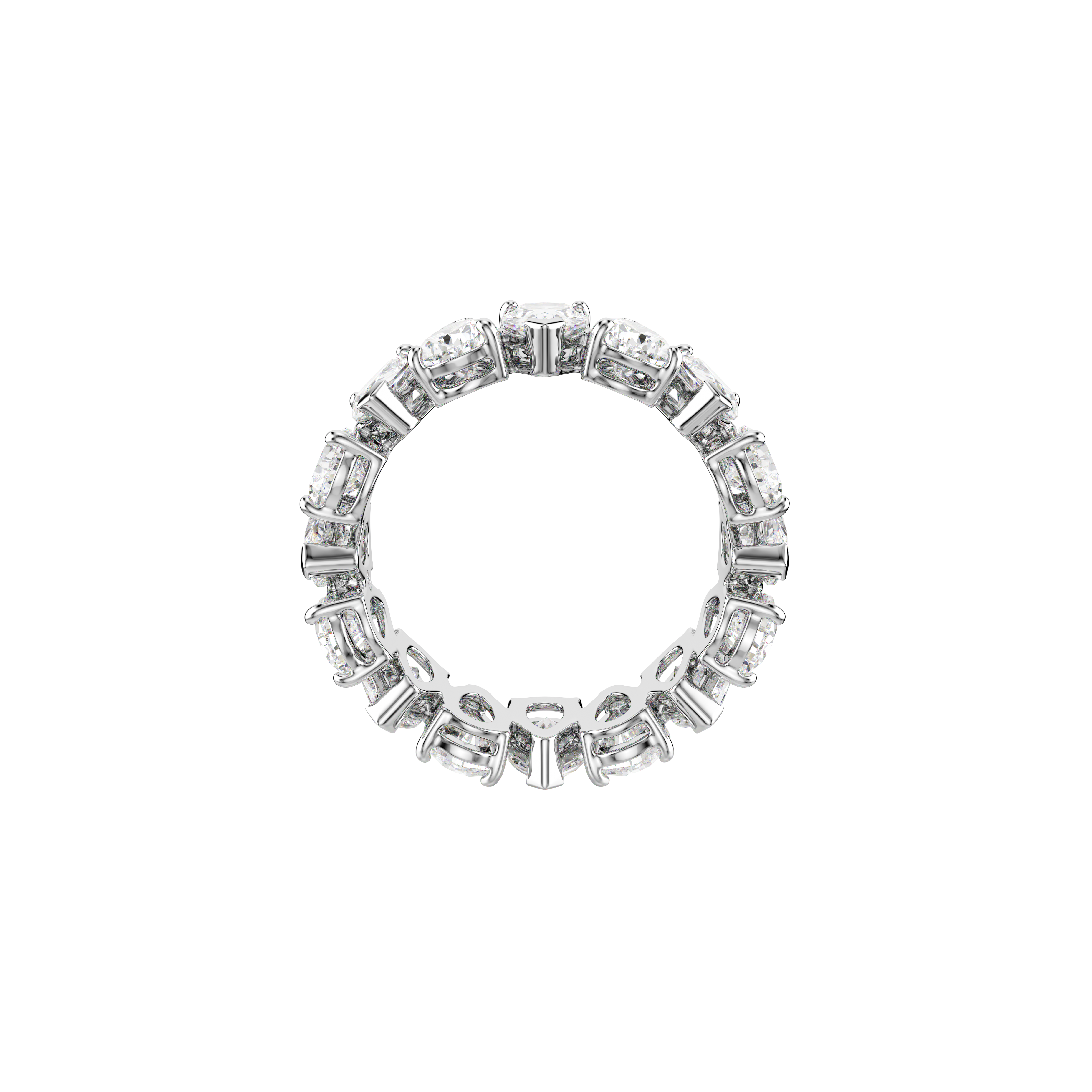 Swarovski Matrix Vittore ring, Pear cut, White, Silver-tone finish 5689471