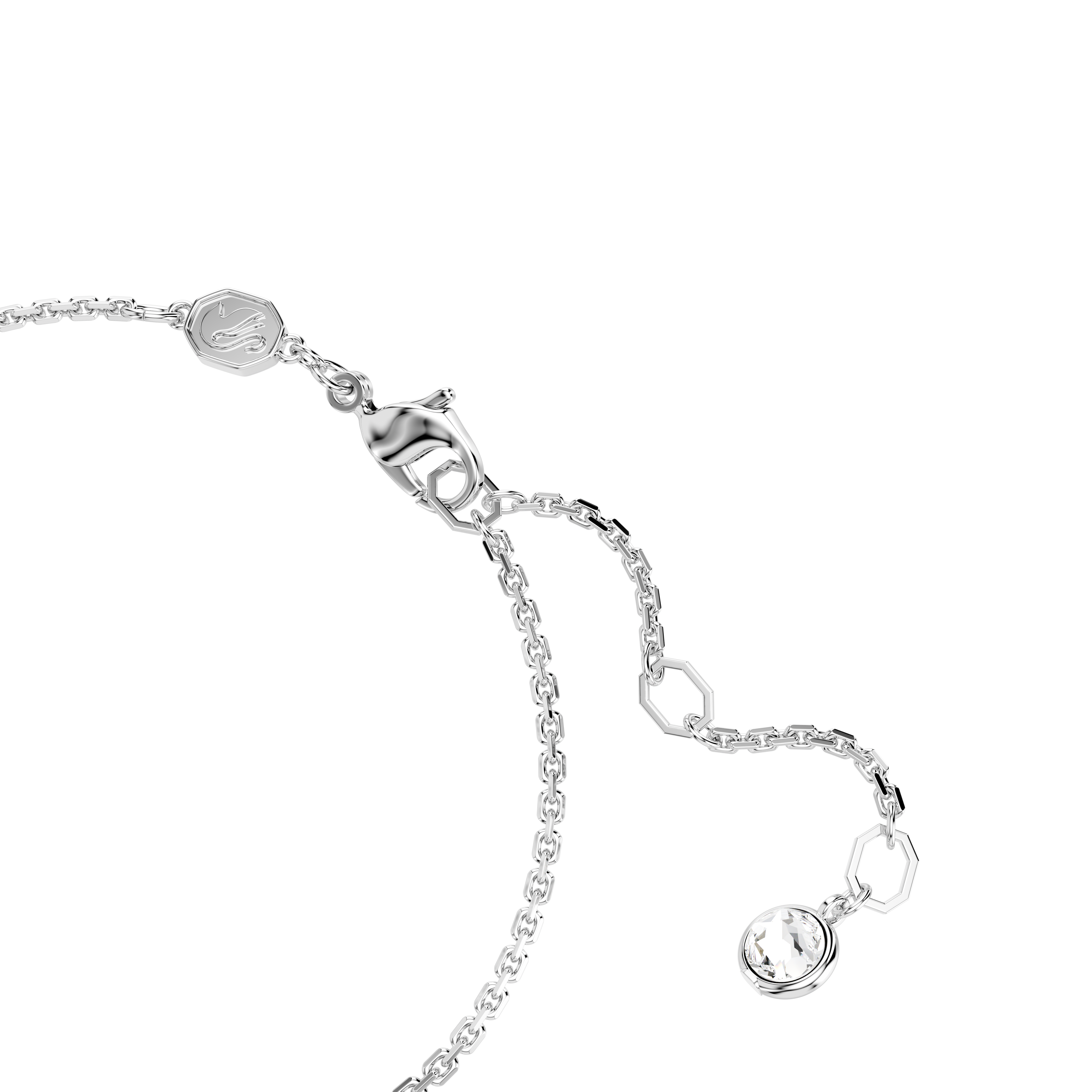 Swarovski Hyperbola bracelet, Infinity, White, Rhodium plated 5689654