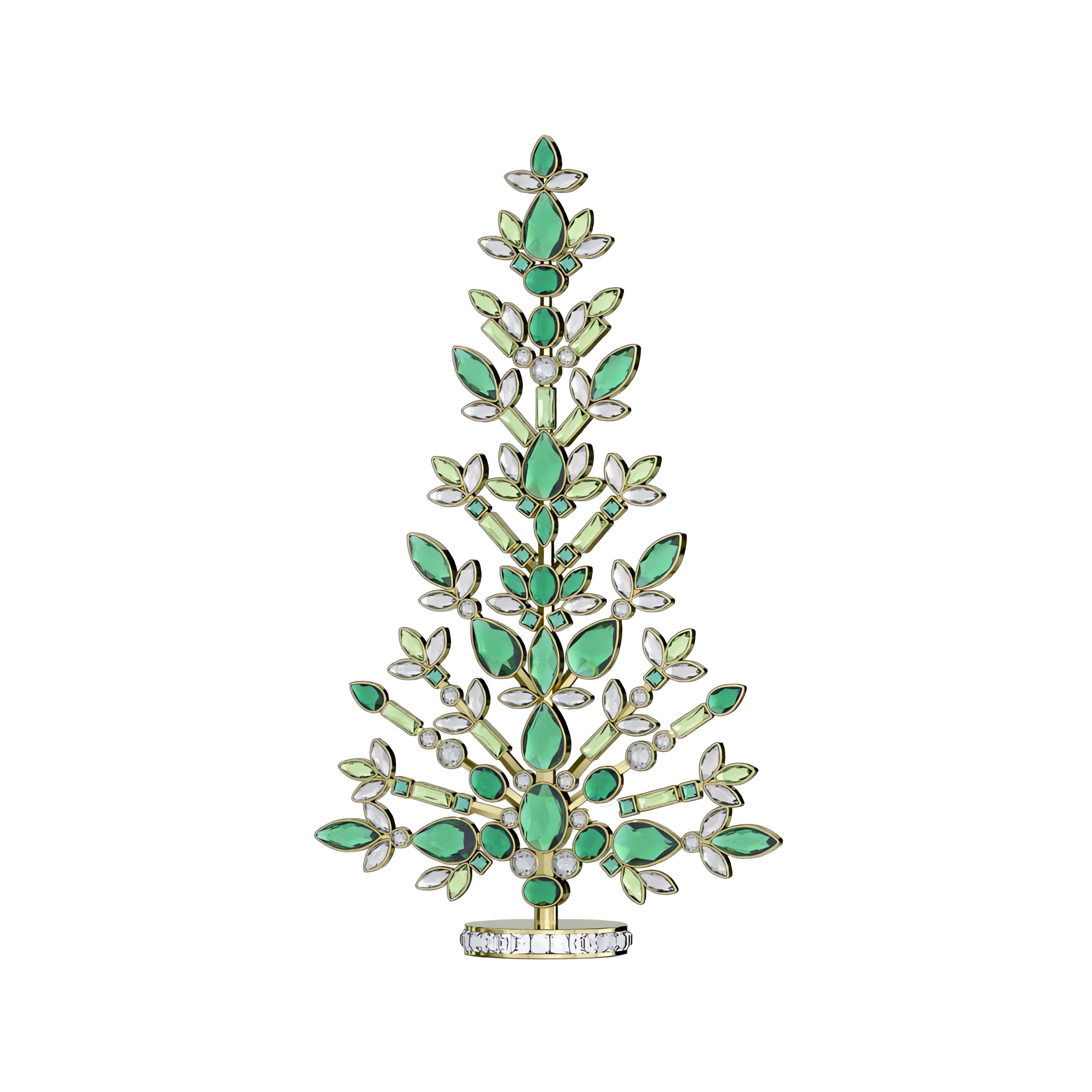 Swarovski Gema Holiday Tree, Green 5691040