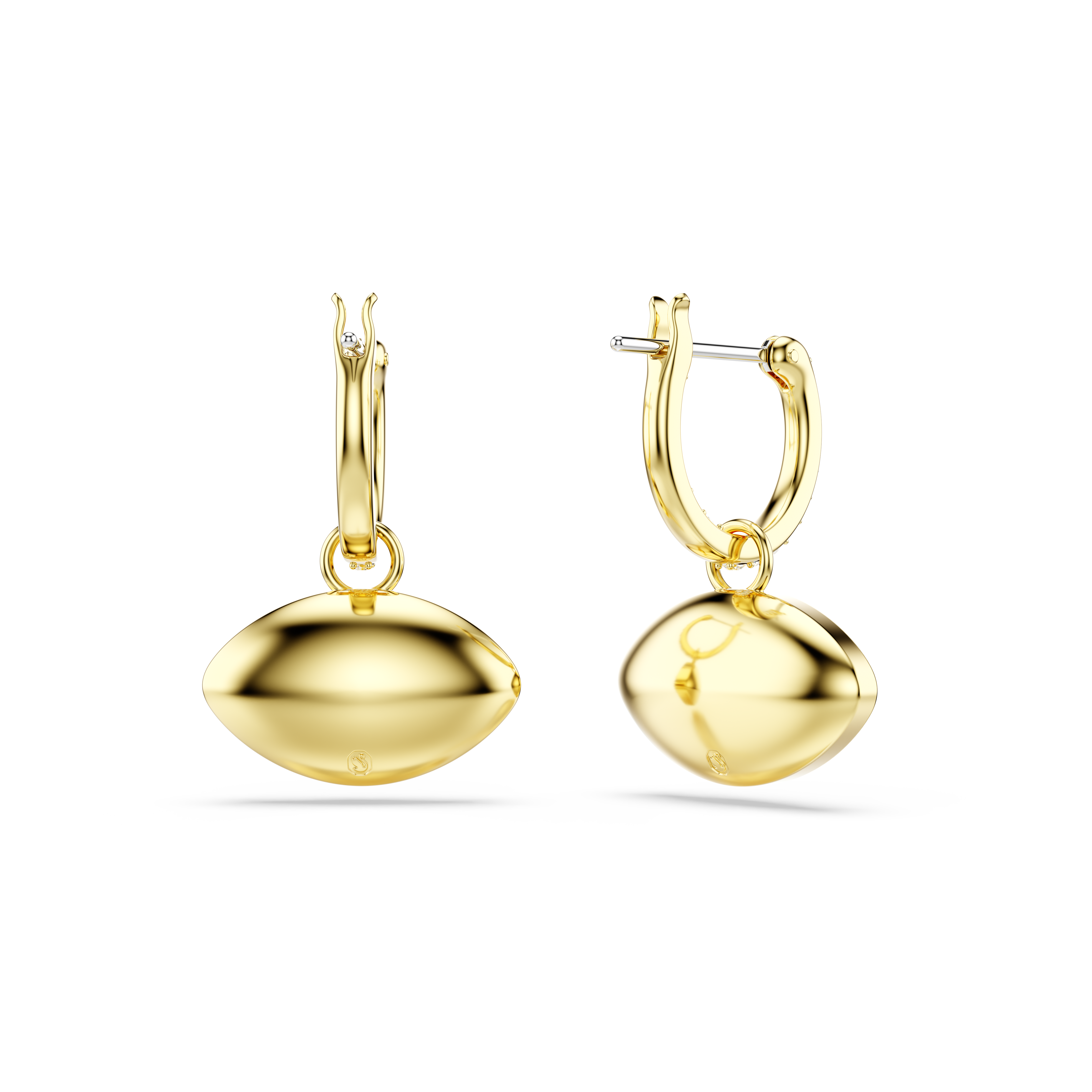 Swarovski Symbolica drop earrings, Evil eye, Blue, Gold-tone plated 5692163