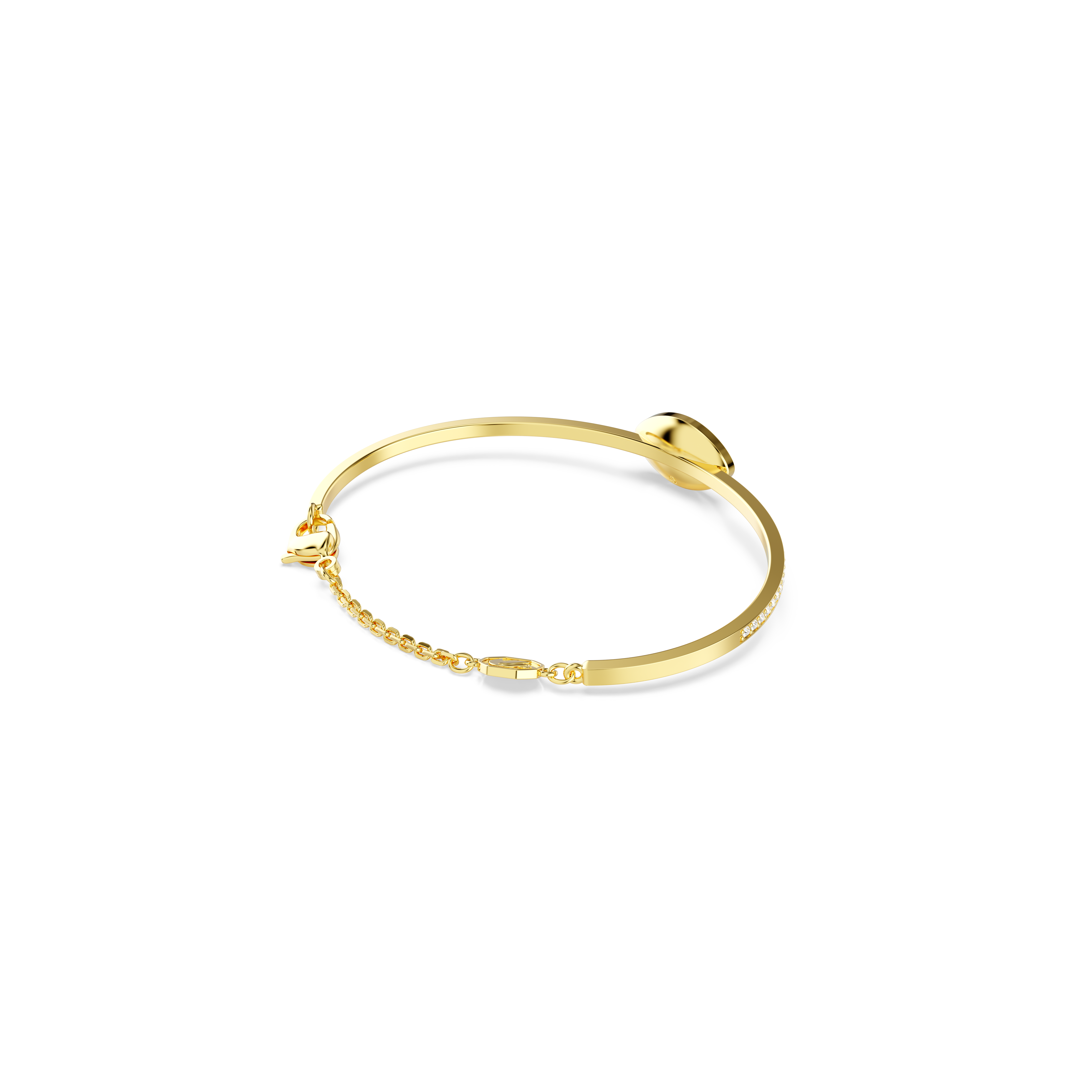 Swarovski Symbolica bangle, Evil eye, Blue, Gold-tone plated 5692171