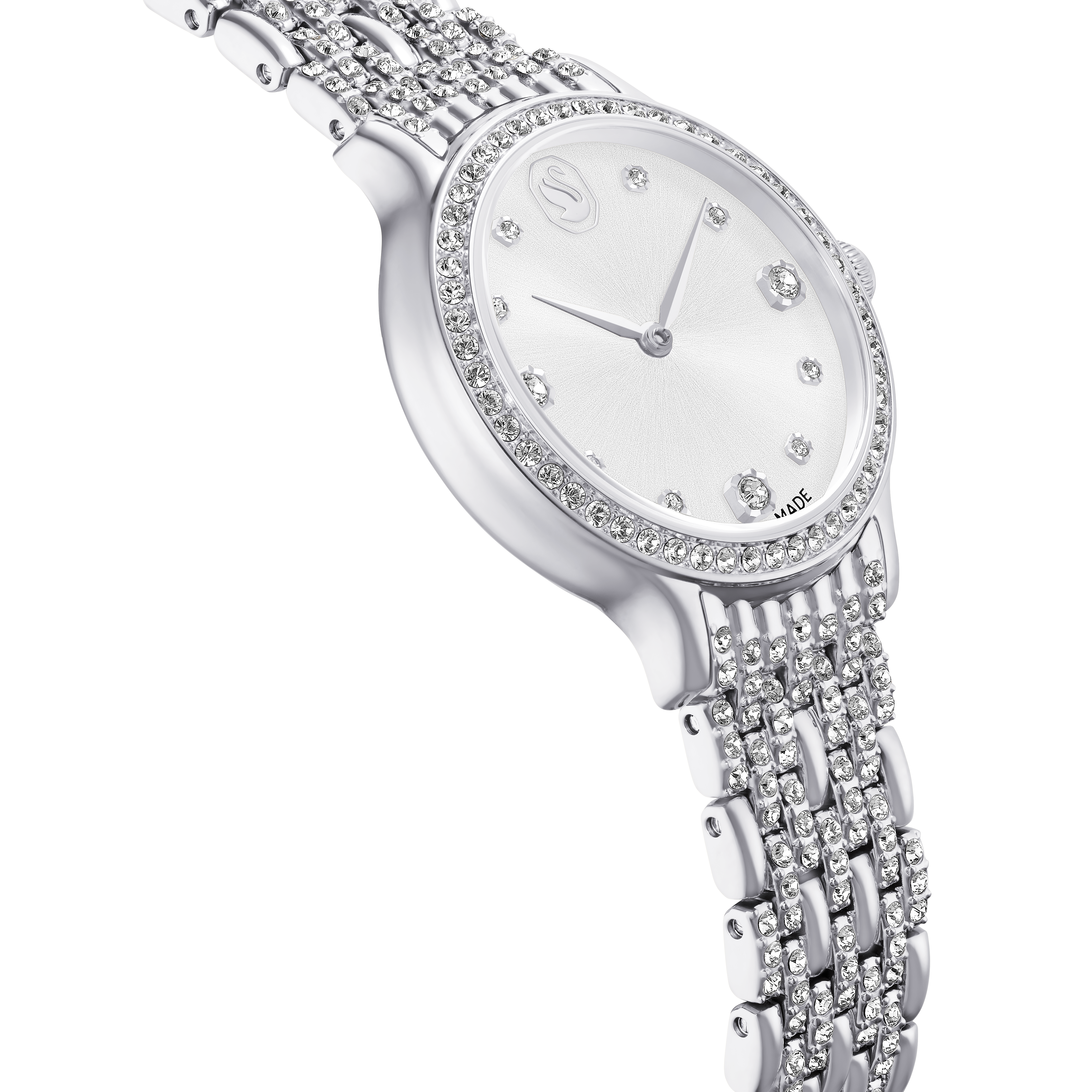 Swarovski Imber watch, Swiss Made, Metal bracelet, Silver tone, Stainless Steel 5693634