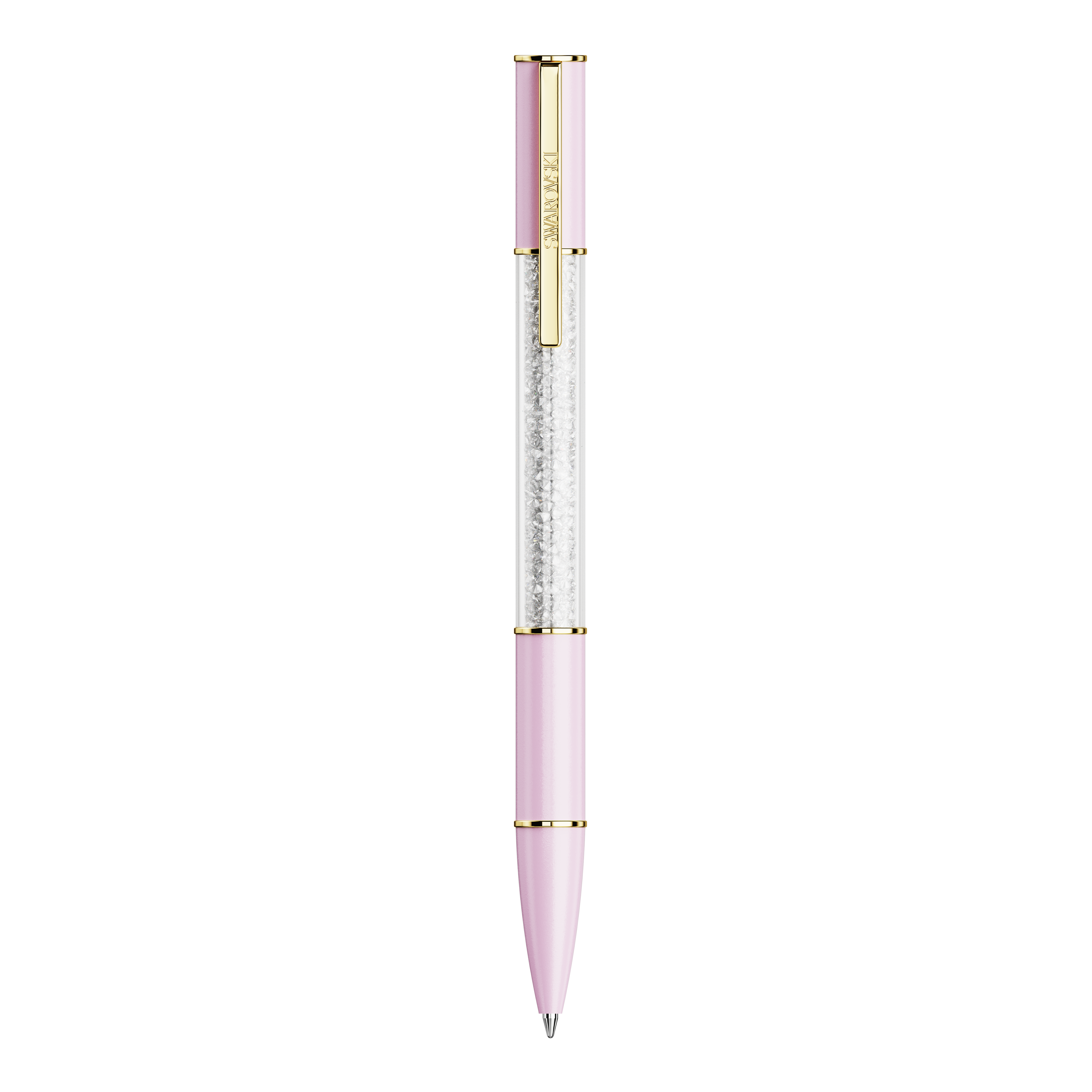 Swarovski Crystalline ballpoint pen, Pink, Gold-tone plated 5693725