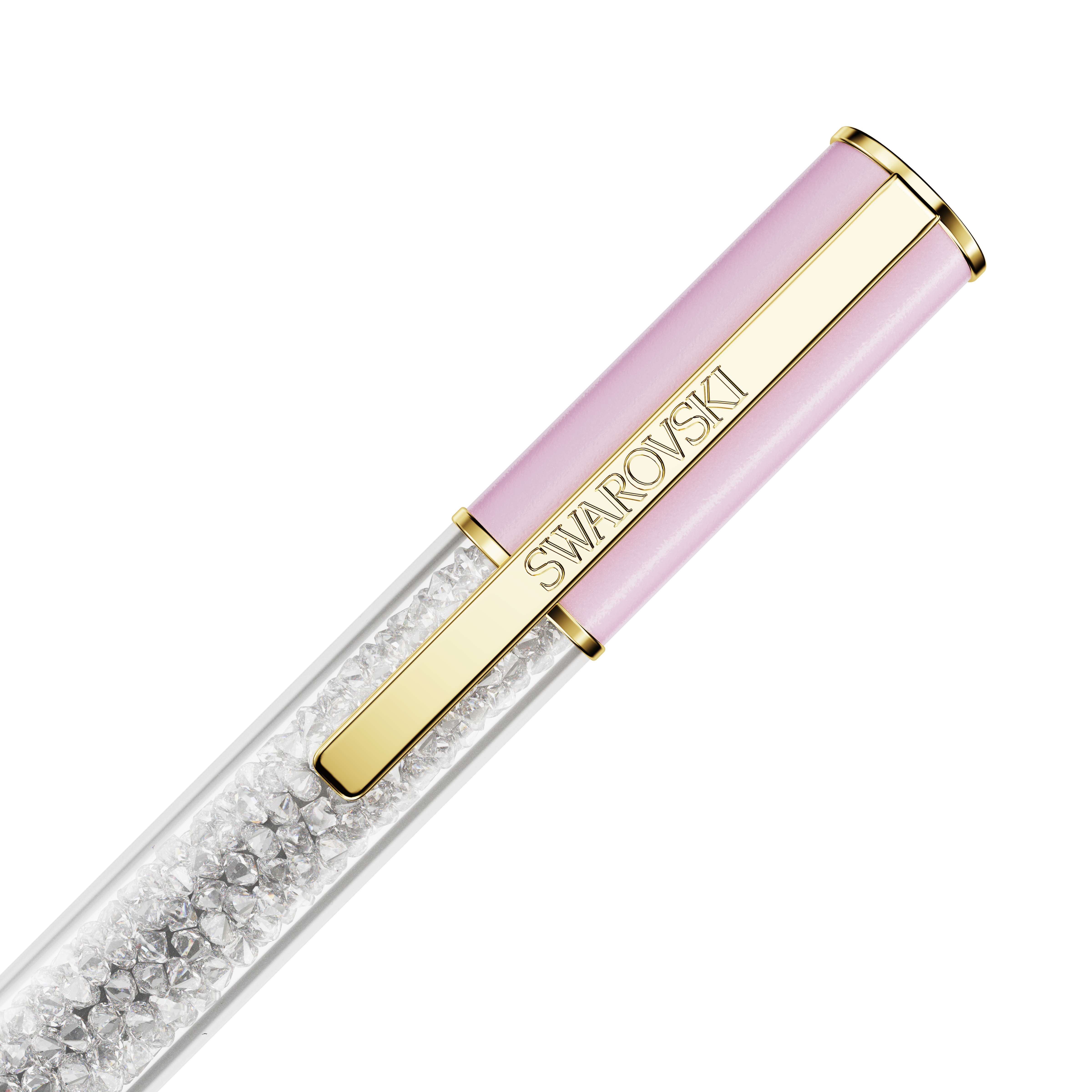 Swarovski Crystalline ballpoint pen, Pink, Gold-tone plated 5693725