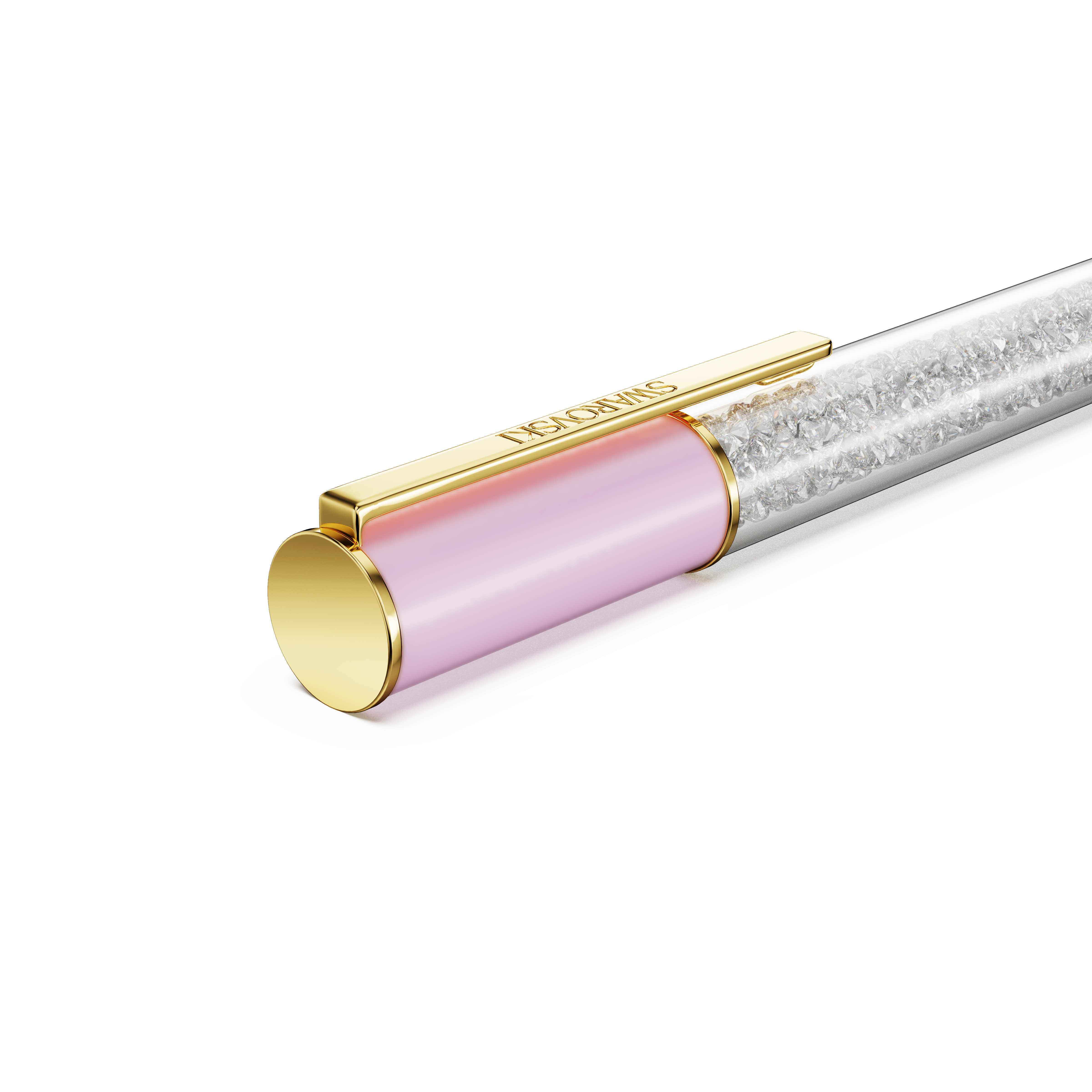 Swarovski Crystalline ballpoint pen, Pink, Gold-tone plated 5693725