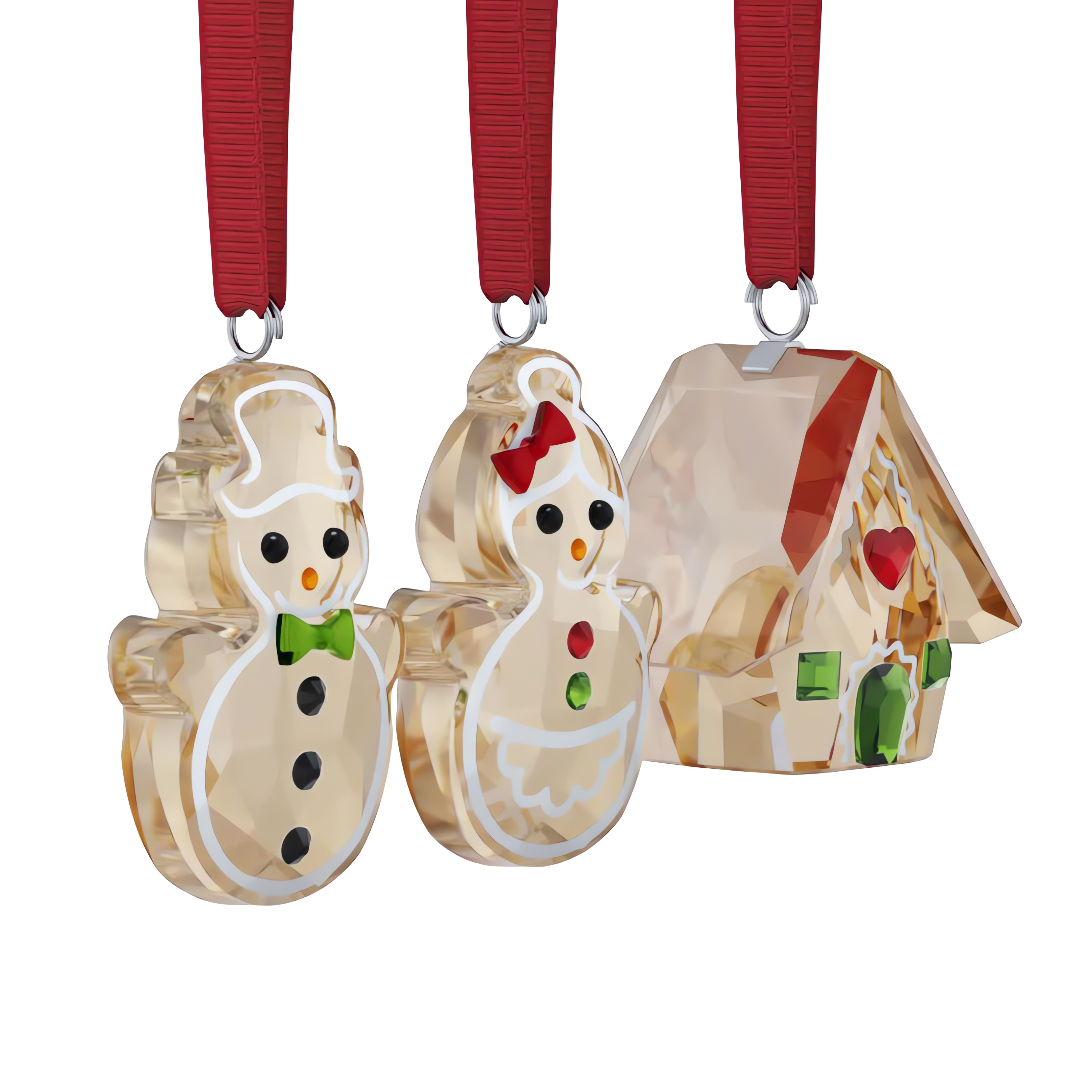 Swarovski Holiday Cheers Gingerbread Ornament Set 5701511
