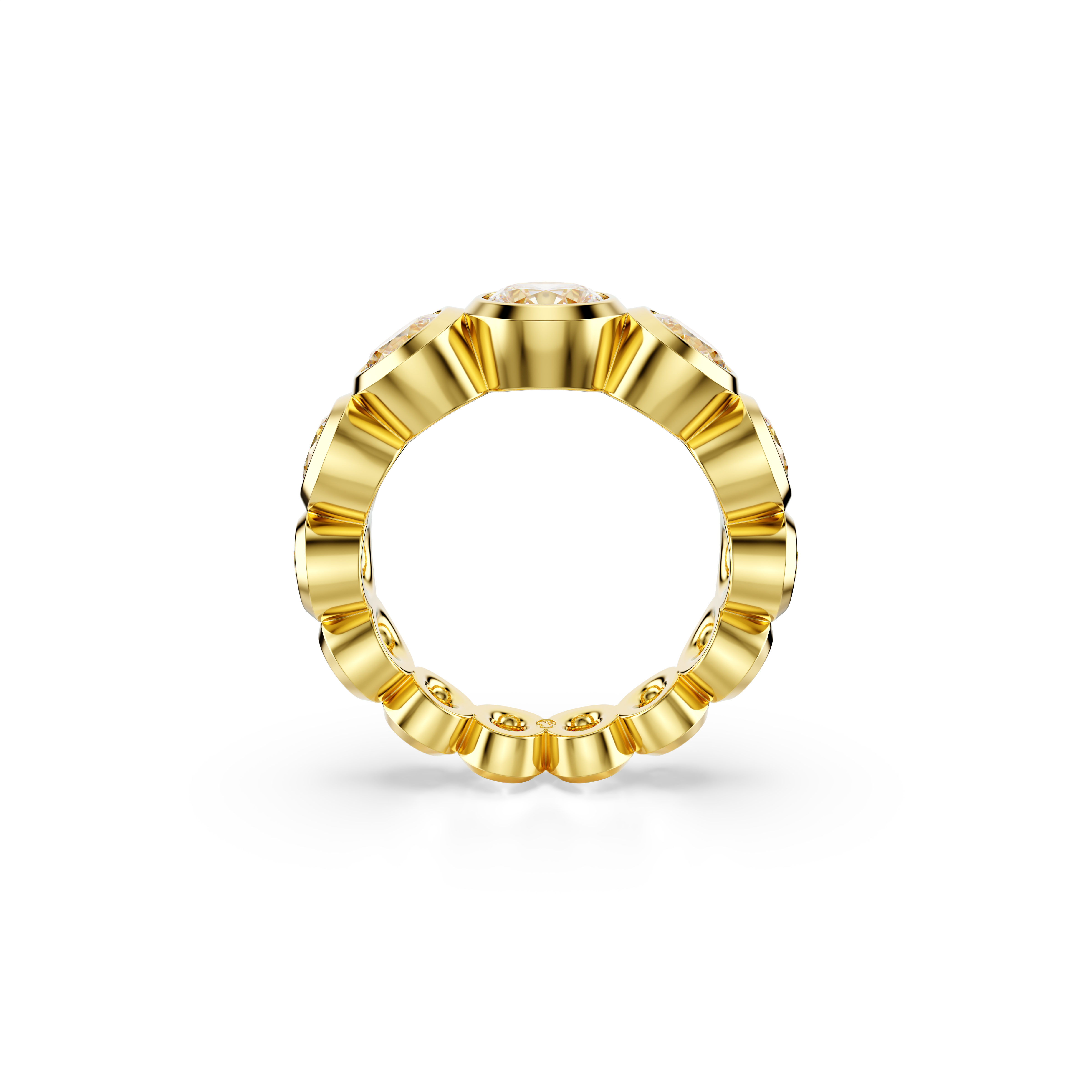 Swarovski Imber ring, Mixed round cuts, White, Gold-tone plated 5705478