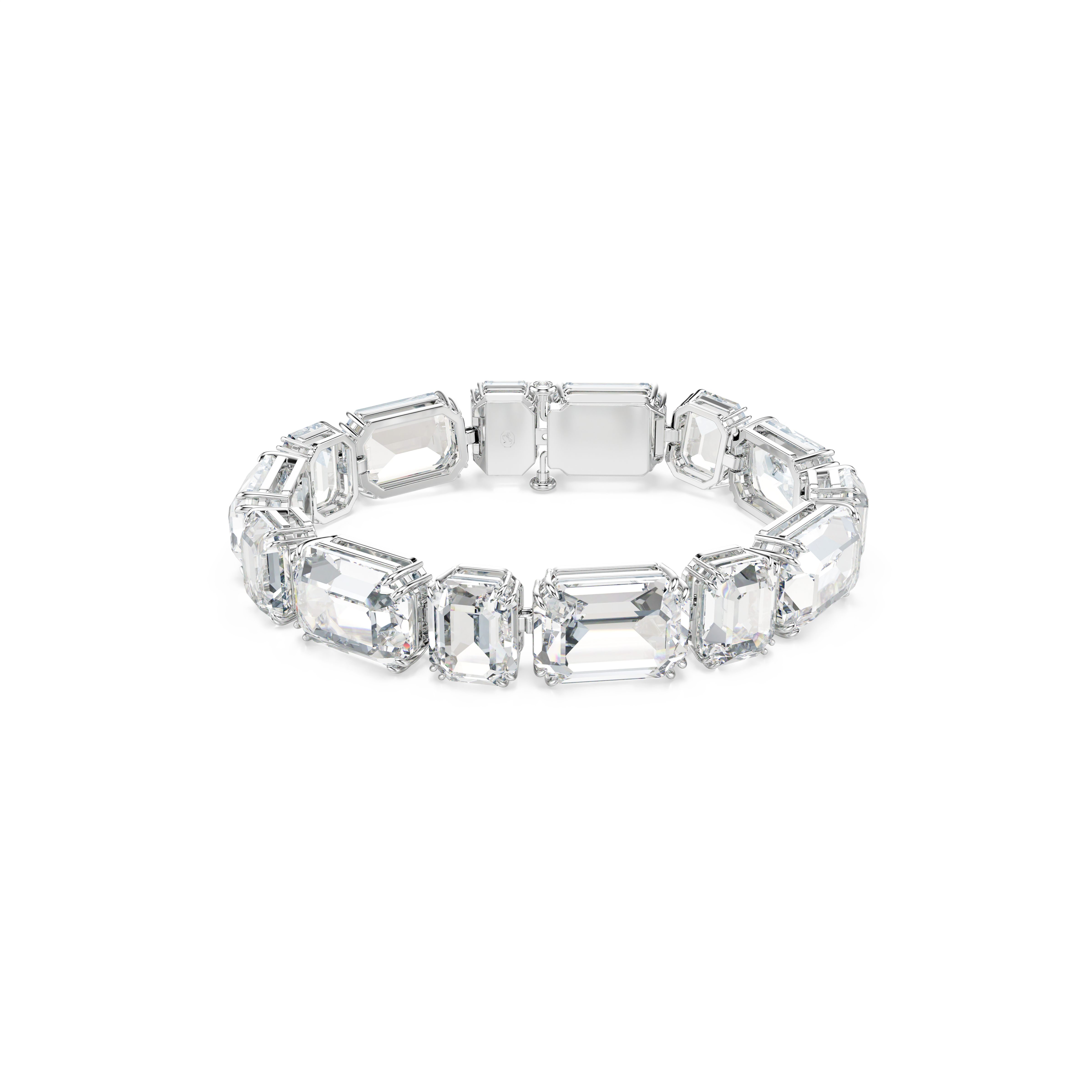Swarovski Millenia bracelet, Octagon cut, White, Rhodium plated 5705770
