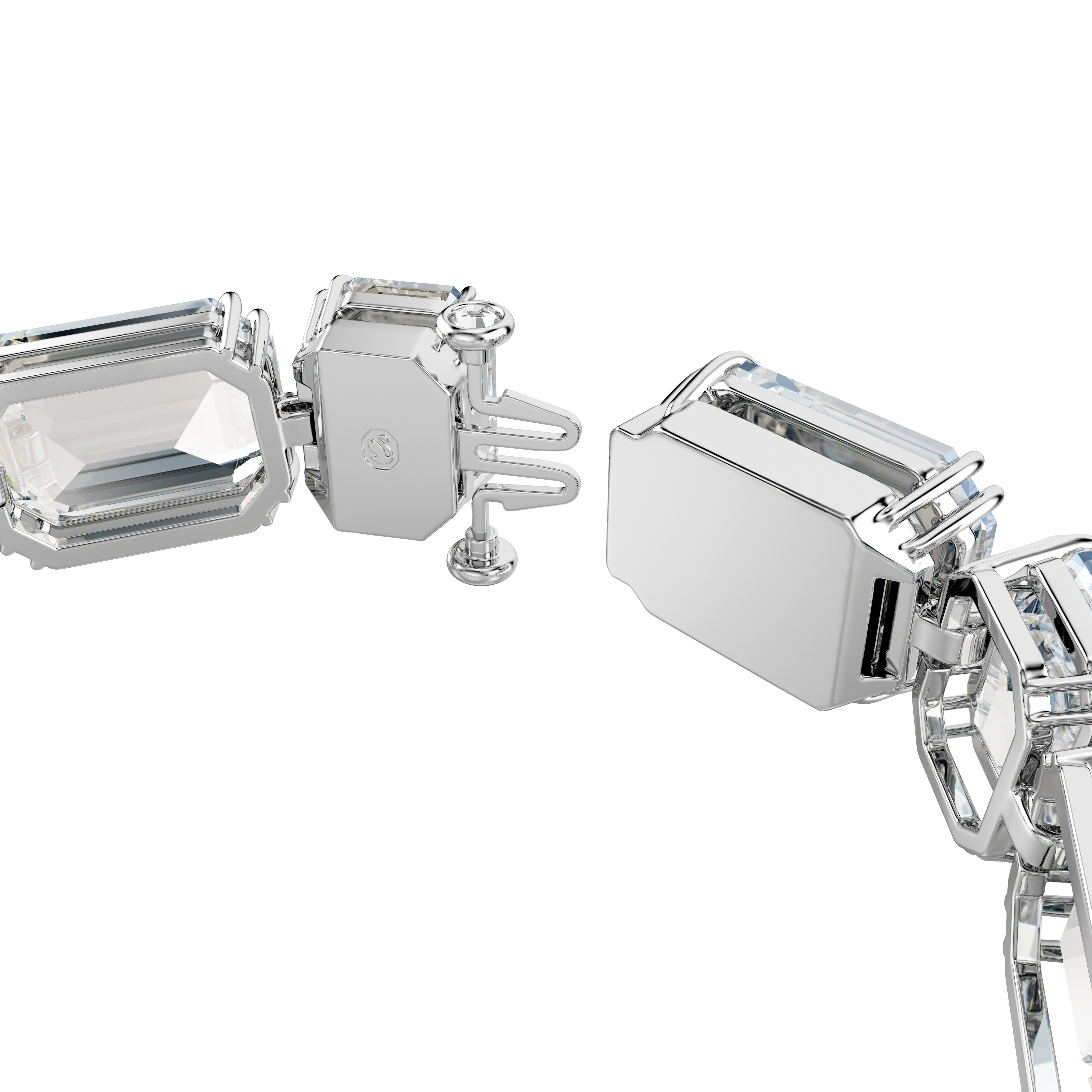 Swarovski Millenia bracelet, Octagon cut, White, Rhodium plated 5705770