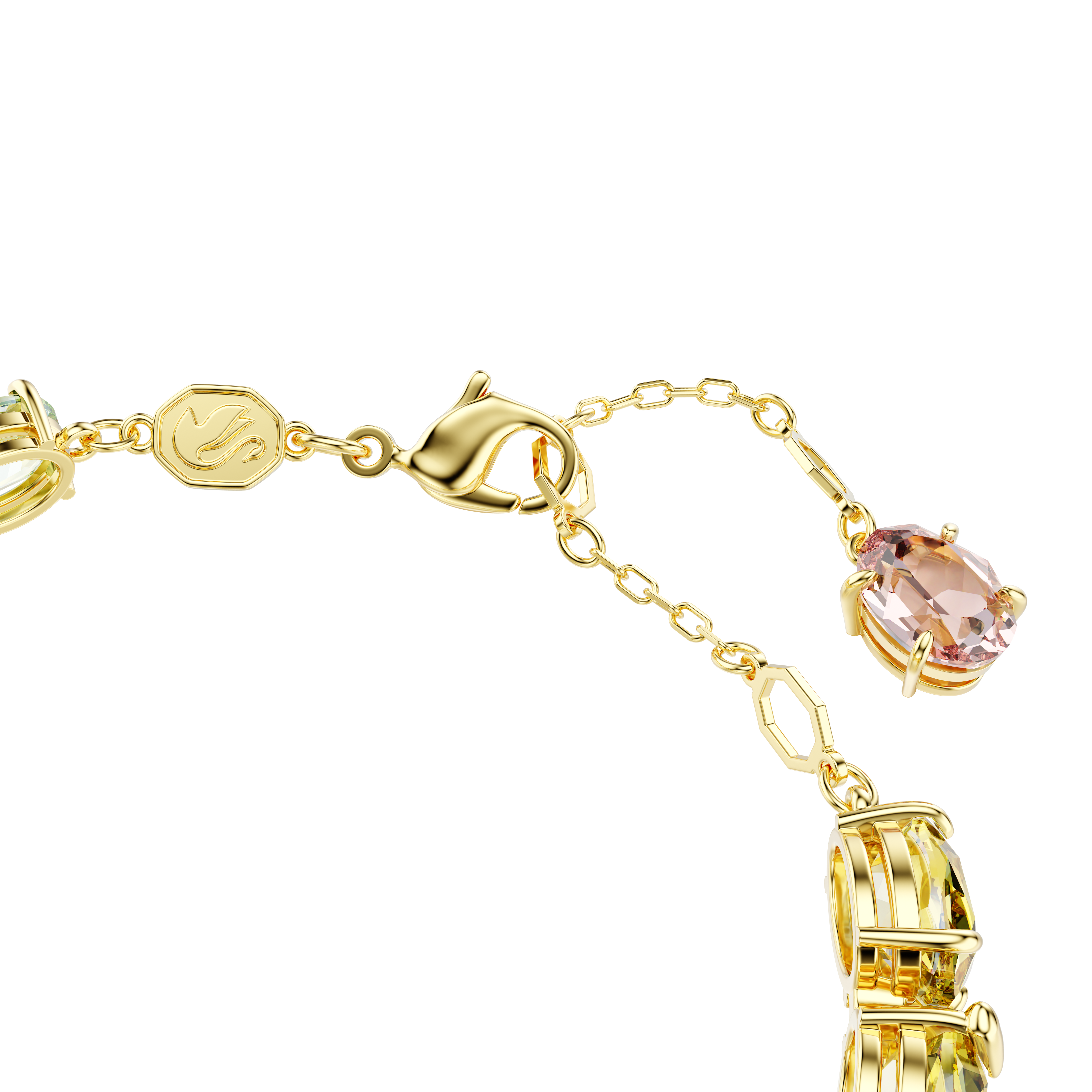 Swarovski Gema bracelet, Mixed cuts, Multicolored, Gold-tone plated 5705808