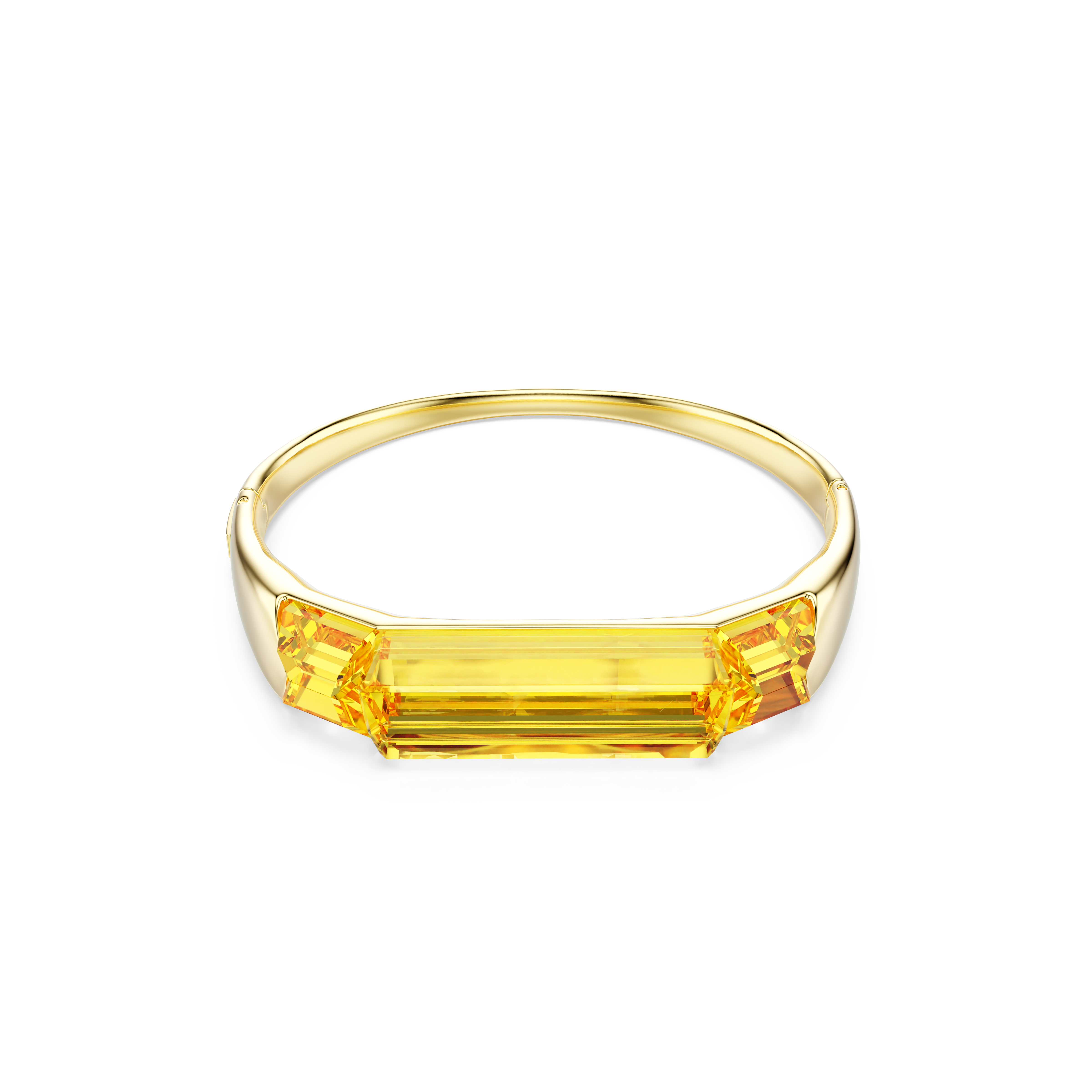 Swarovski Lucent bangle, Yellow, Gold-tone plated 5708778