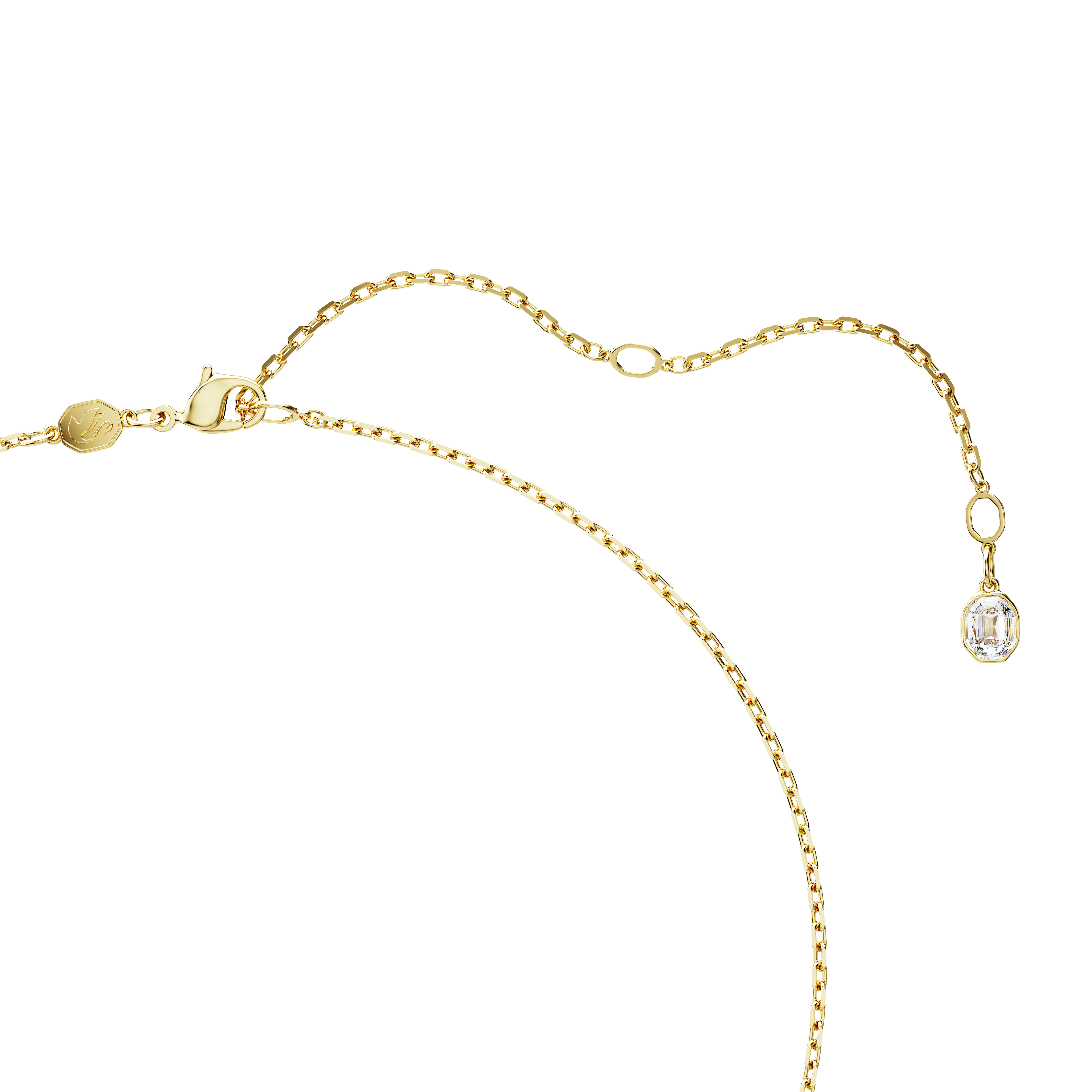 Swarovski Lucent pendant, Octagon shape, Yellow, Gold-tone plated 5708781