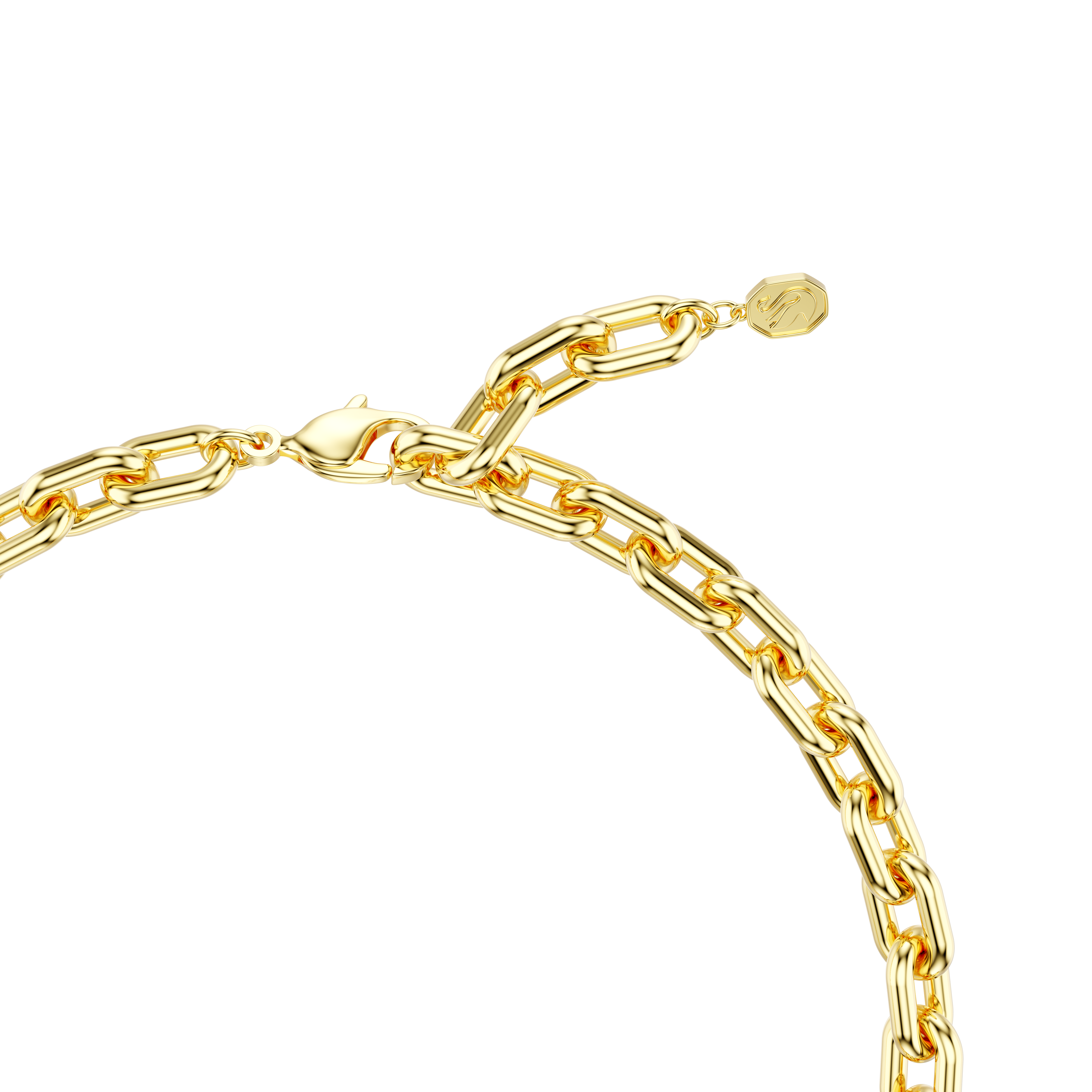 Swarovski Idyllia necklace, Mixed cuts, Flower, Multicolored, Gold-tone plated 5709030