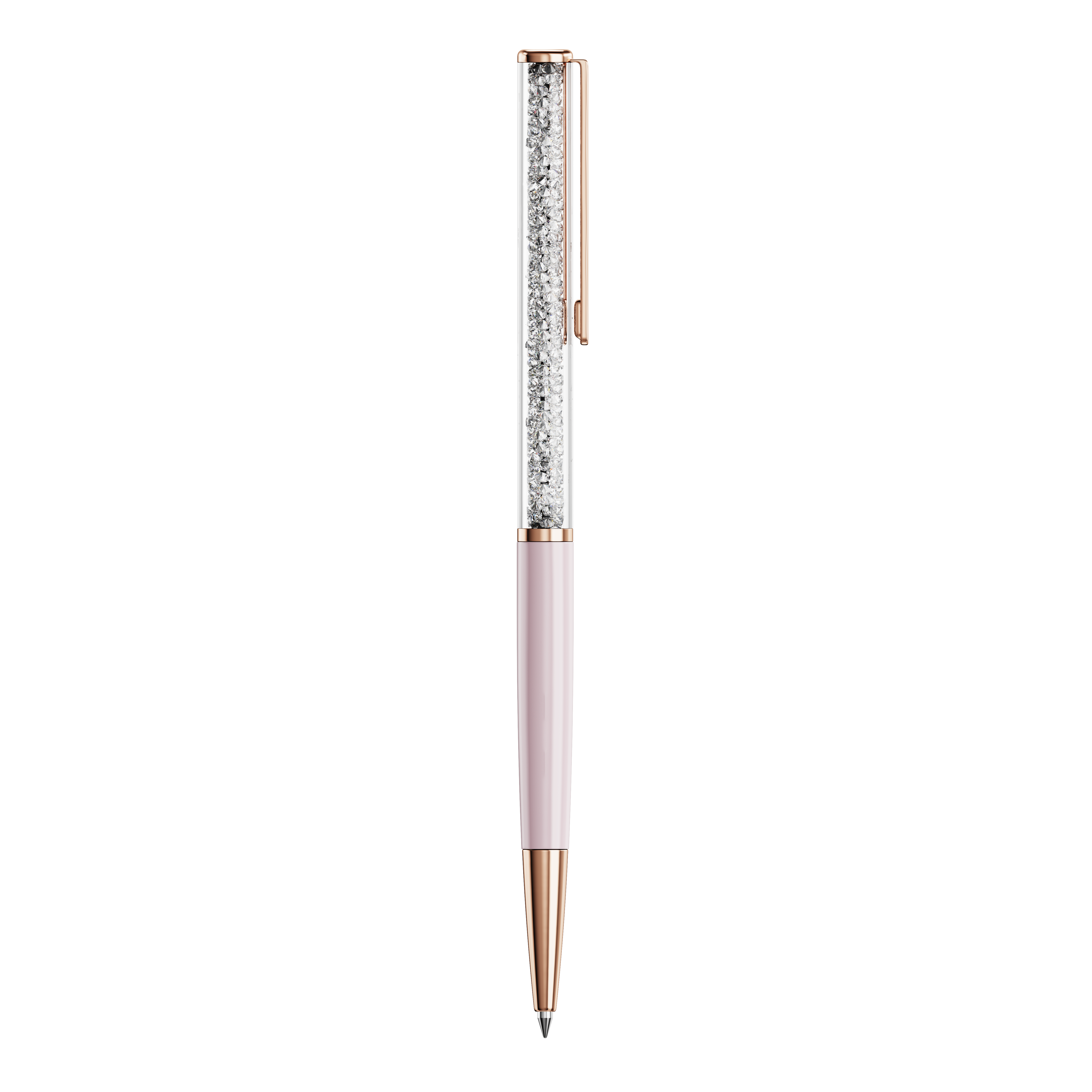 Swarovski Crystalline ballpoint pen, Pink, Pink lacquered, Rose gold-tone plated 5709614