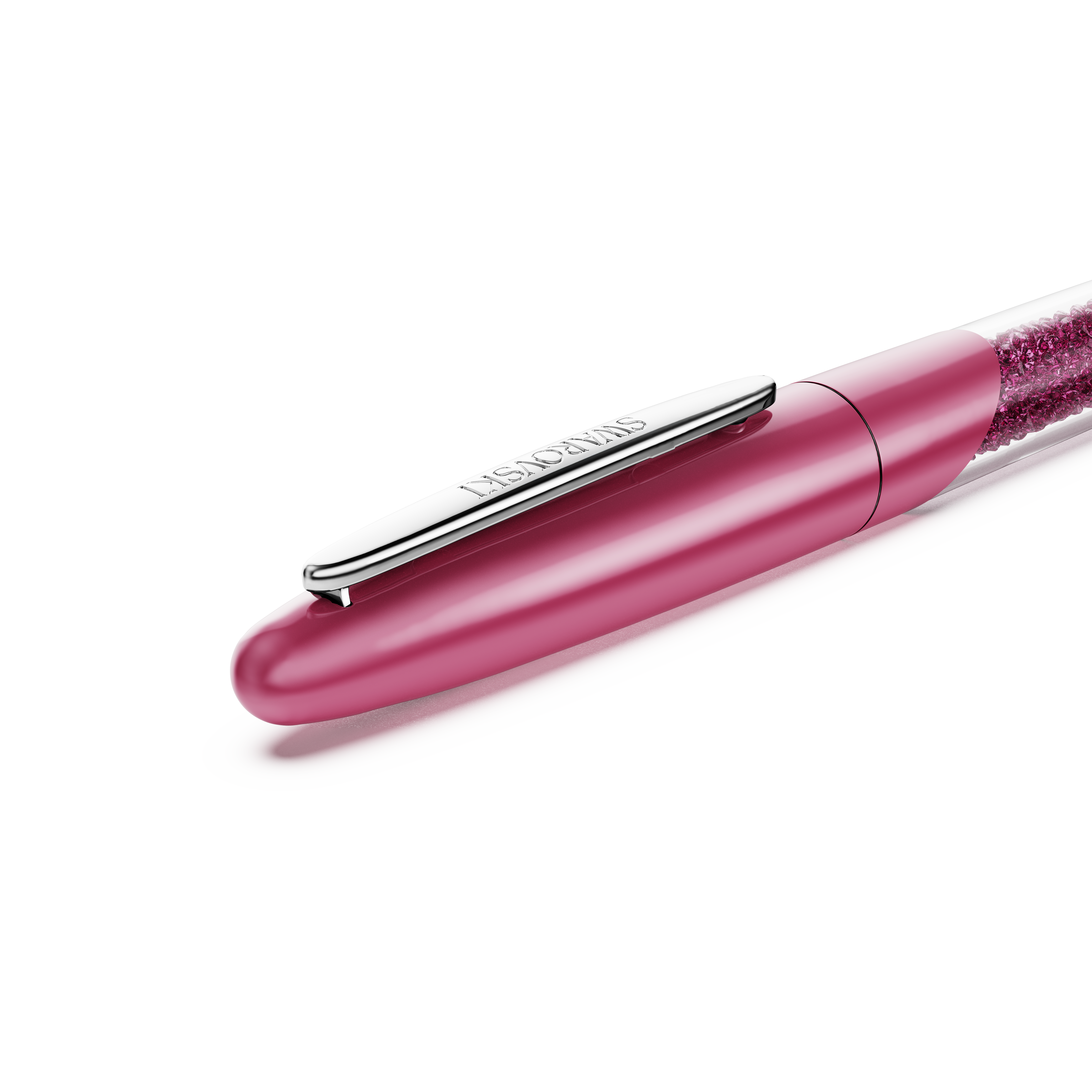 Swarovski Crystalline rollerball pen, Pink, Chrome plated 5717141