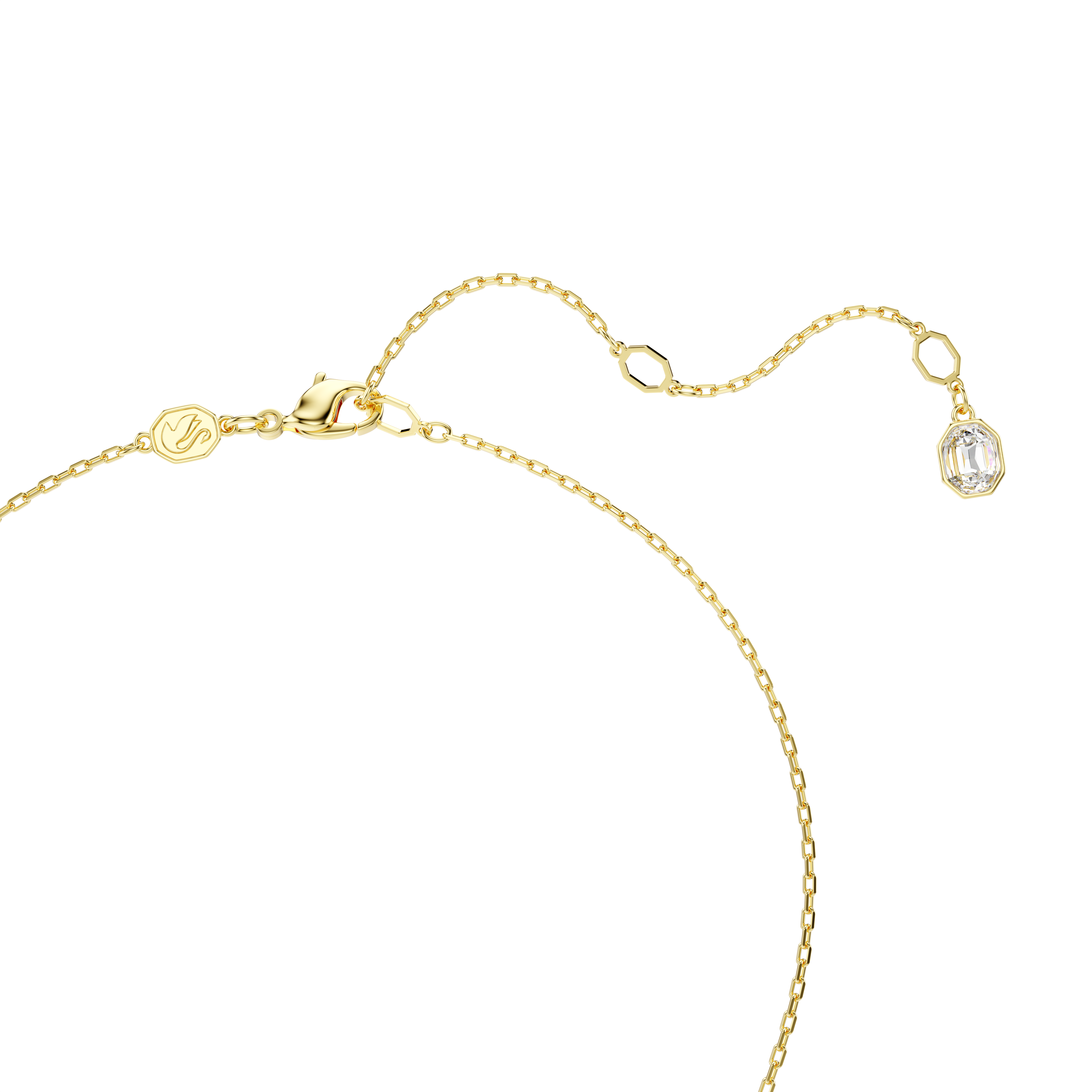 Swarovski Idyllia Y pendant, Mixed cuts, Flower, Multicolored, Gold-tone plated 5717158