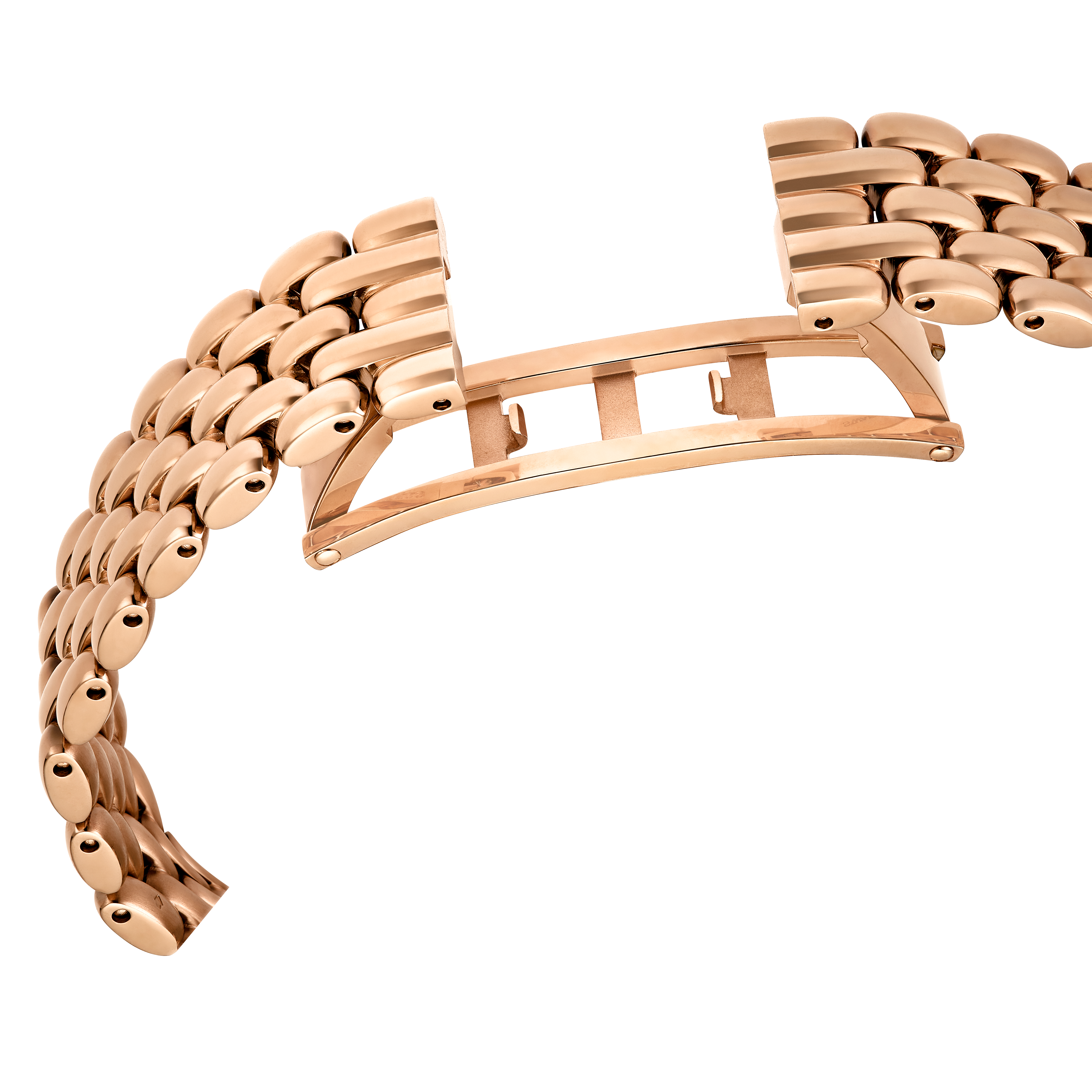 Swarovski Imber oval watch, Swiss Made, Metal bracelet, Gold tone, Rose gold-tone finish 5717532