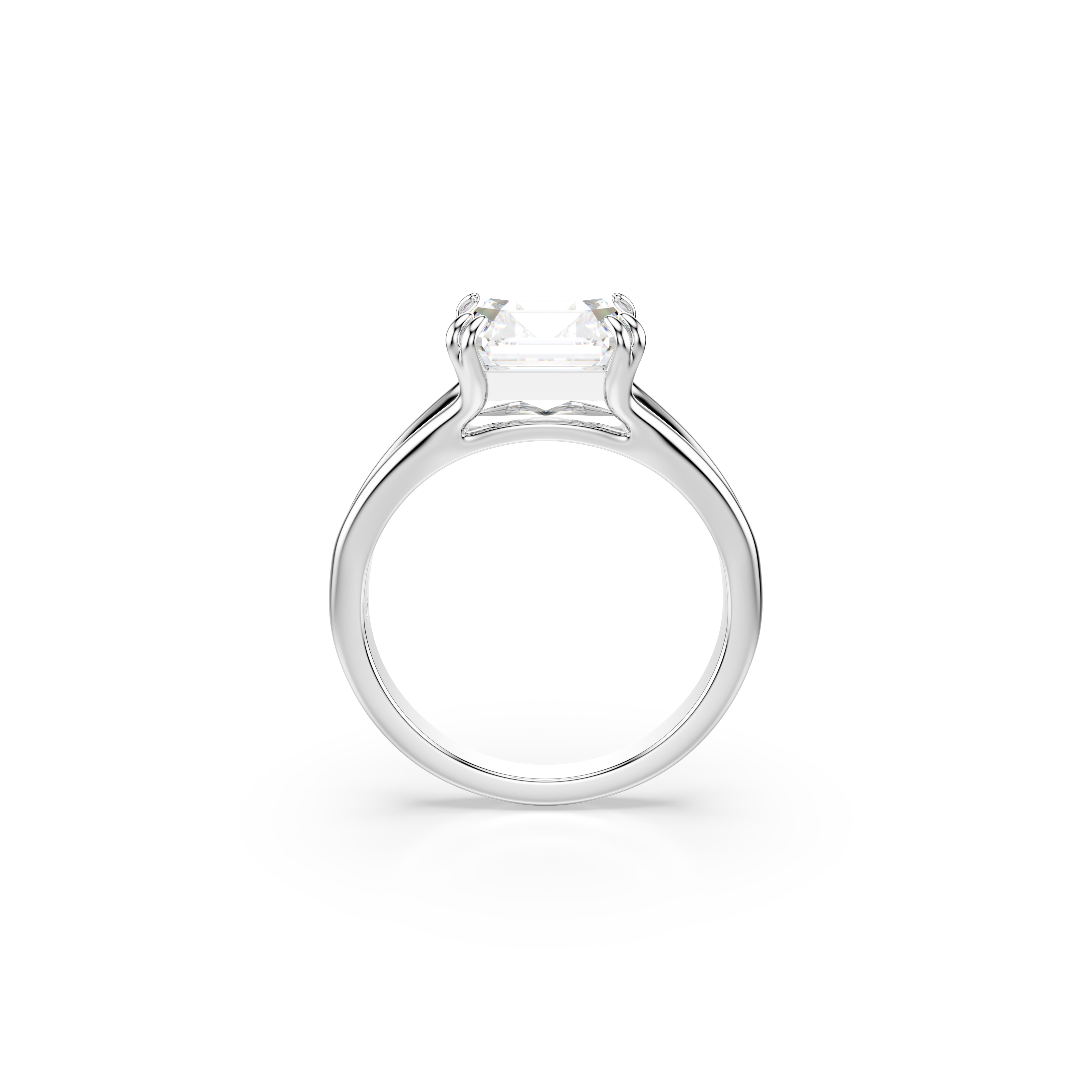 Swarovski Stilla ring, Octagon cut, White, Silver-tone finish 5717878