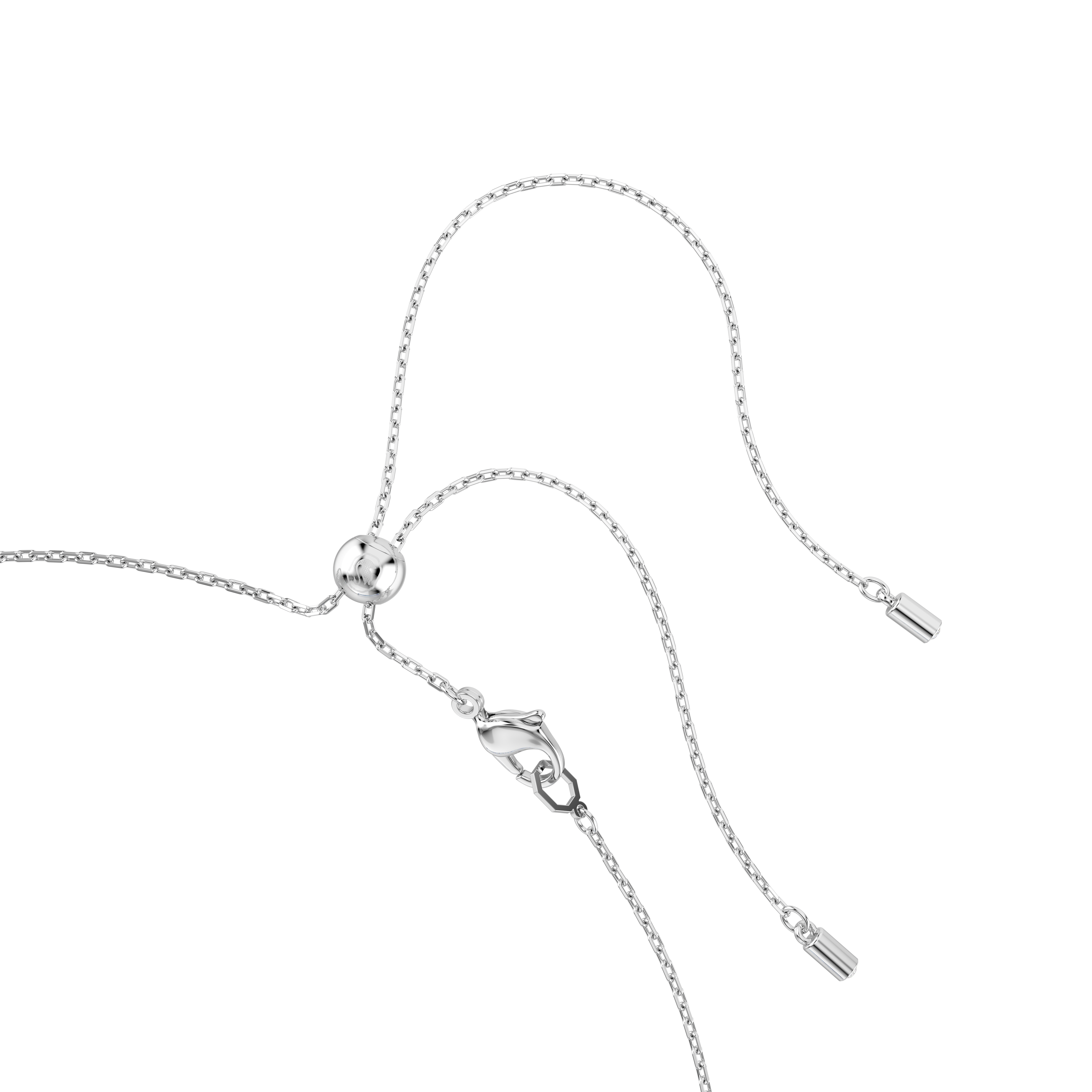 Swarovski Matrix choker, Mixed cuts, Blue, Rhodium plated 5722464