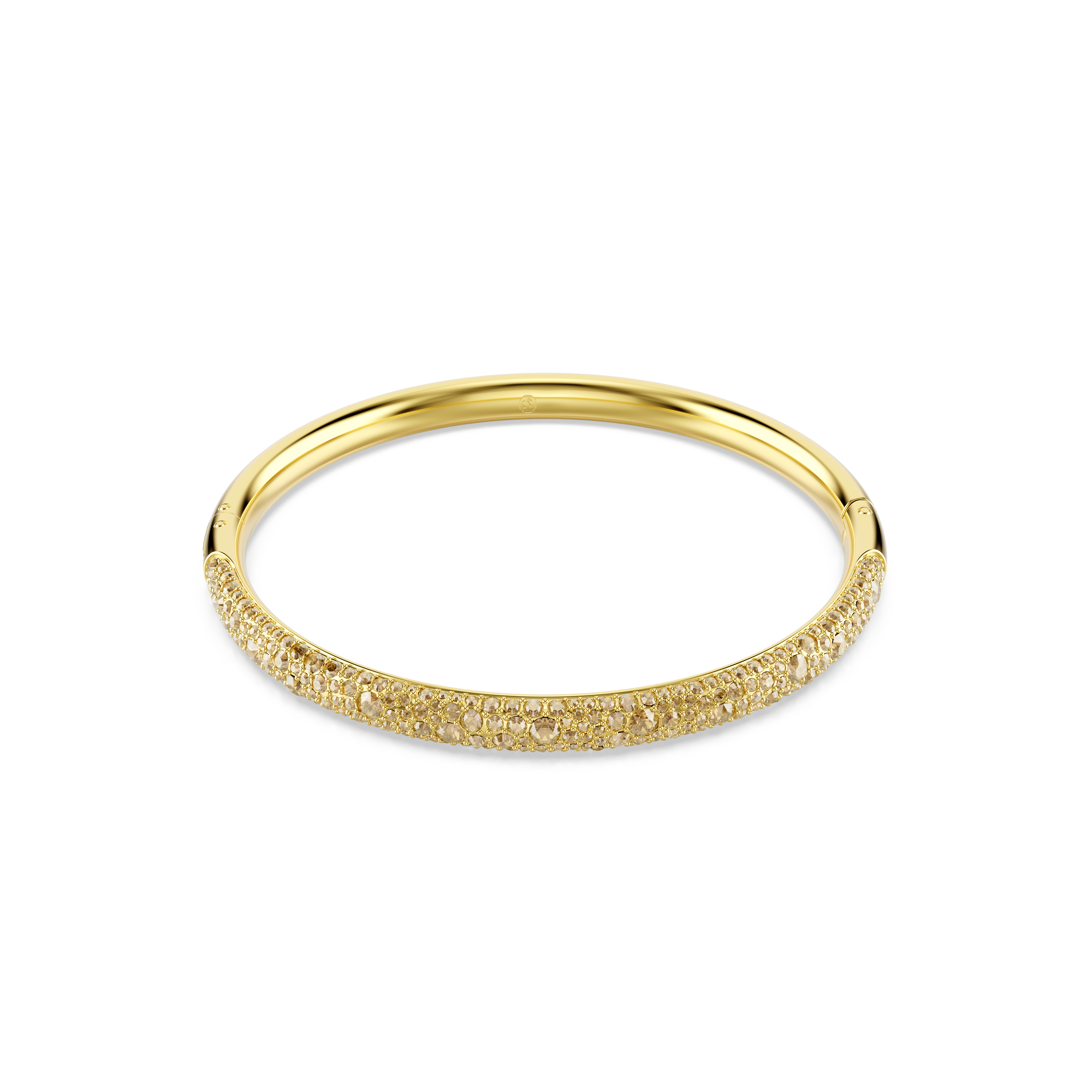 Swarovski Sublima bangle, Snow pavé, Gold tone, Gold-tone plated 5723337