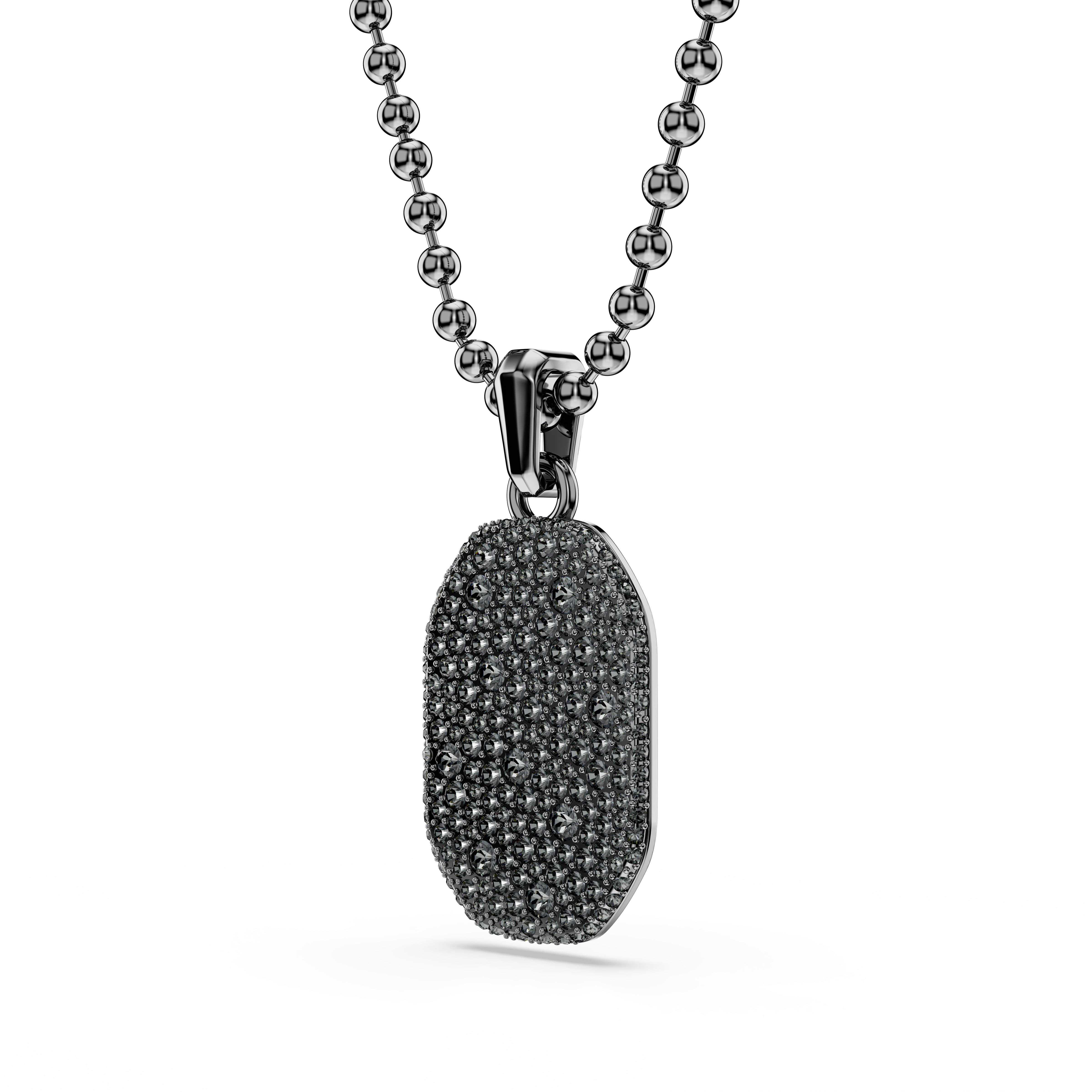 Swarovski Dextera pendant, Octagon shape, Round cut, Black, Ruthenium plated 5724595