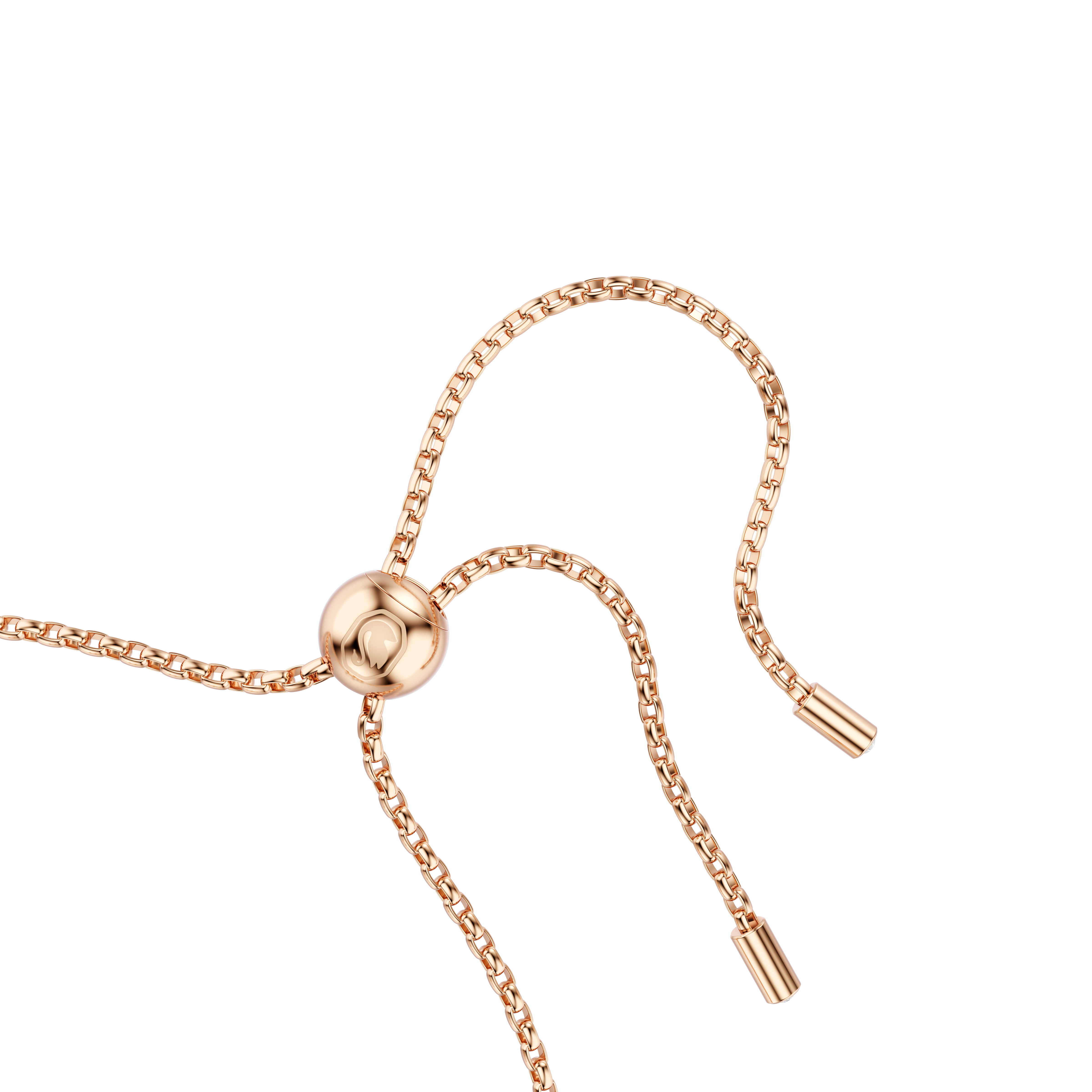 Swarovski Constella bracelet, Crystal pearl, Round cut, White, Rose gold-tone plated 5728588