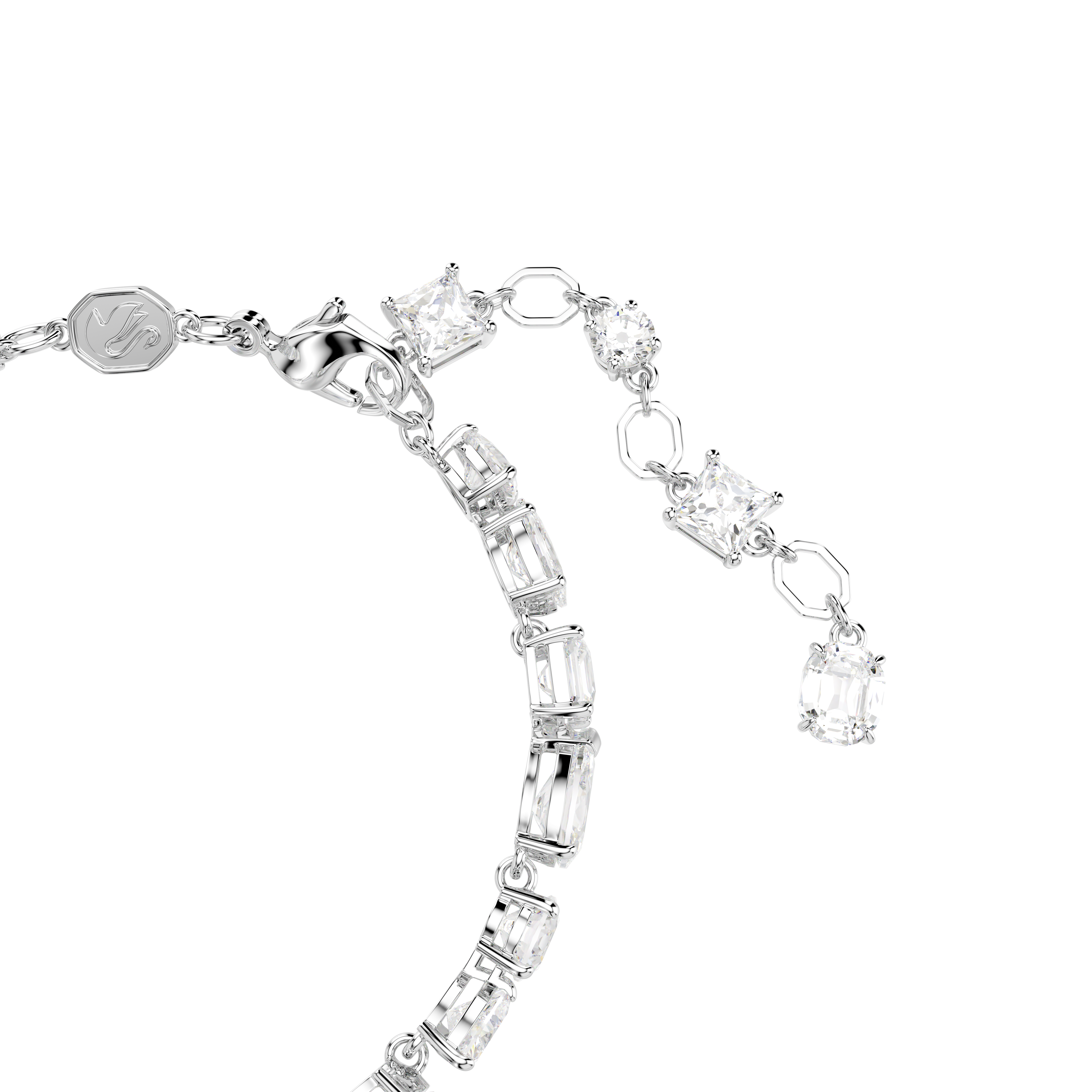 Swarovski Mesmera bracelet, Mixed cuts, White, Rhodium plated 5731959
