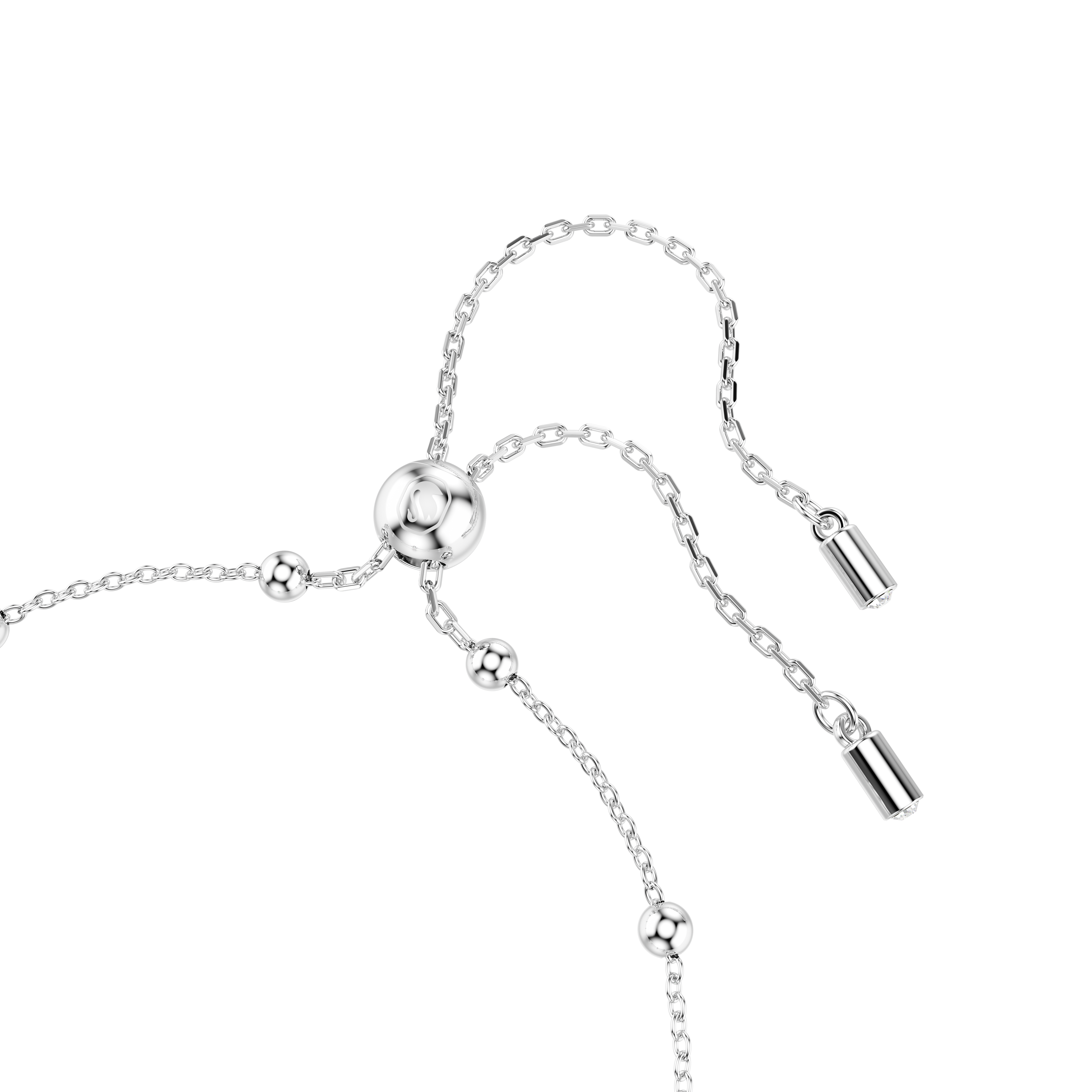 Swarovski Una Angelic bracelet, Round cut, White, Rhodium plated 5733196