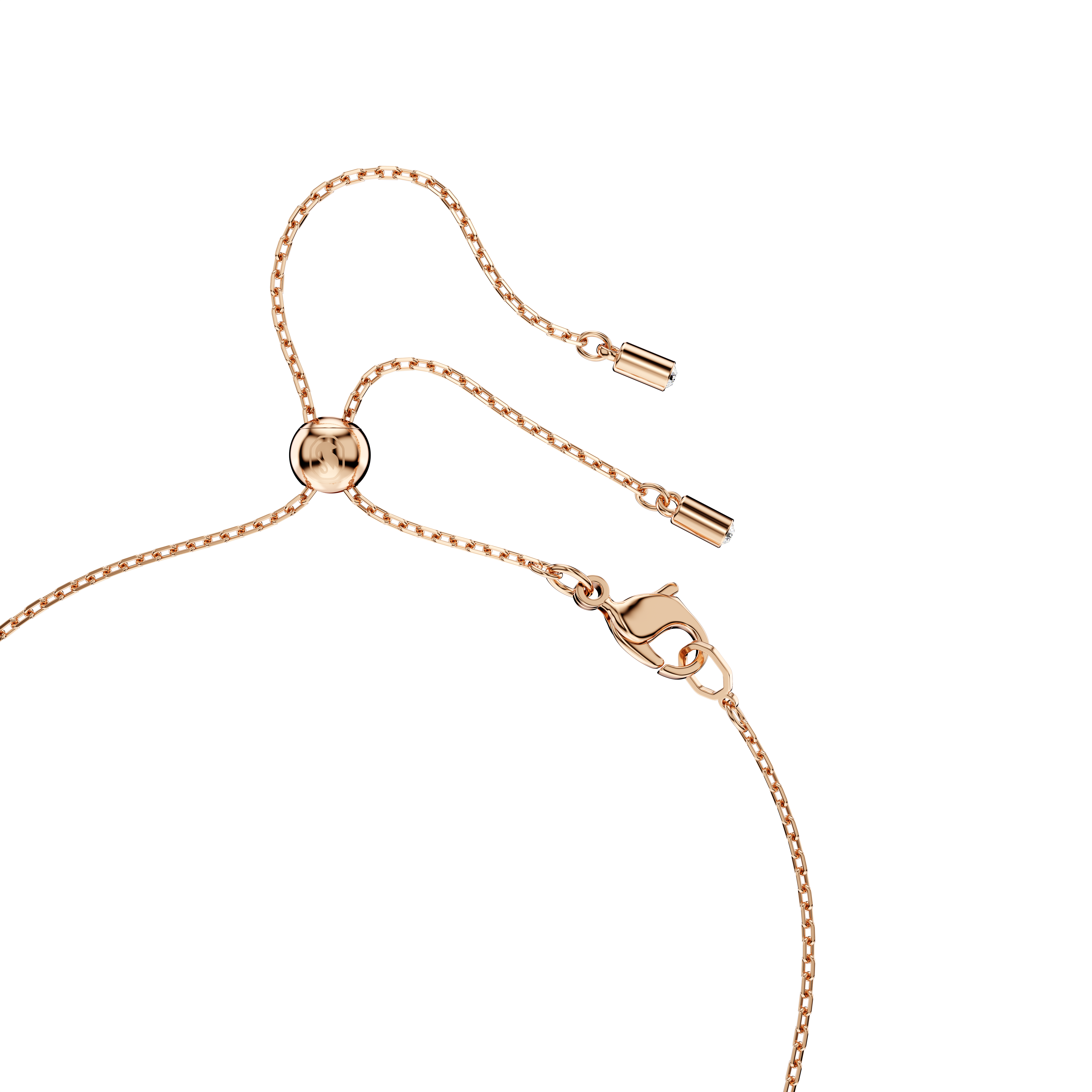 Swarovski Mesmera set, Pear cut, Round cut, White, Rose gold-tone plated 5733808