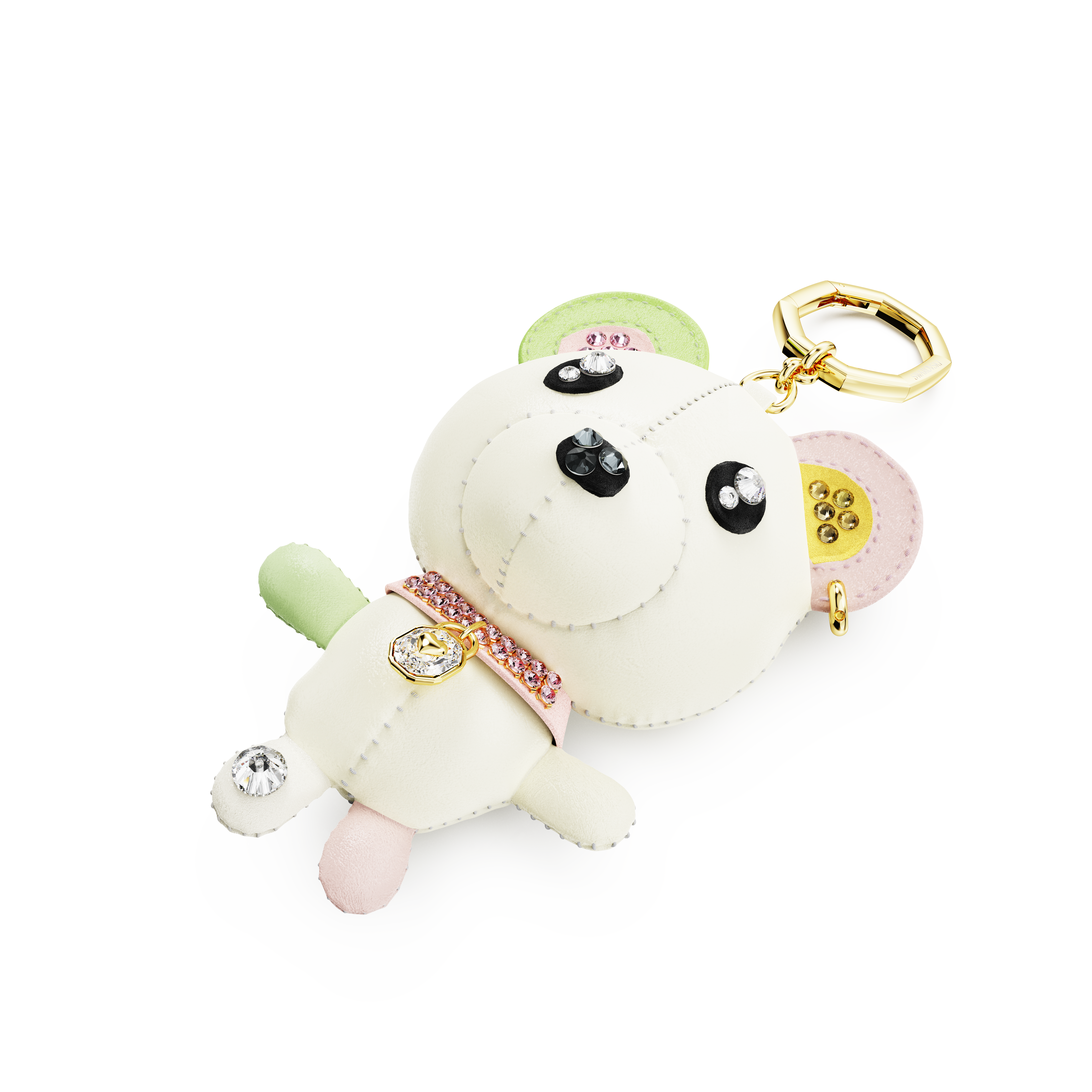 Swarovski Teddy bag charm, Bear, Multicolored, Gold-tone plated 5734069