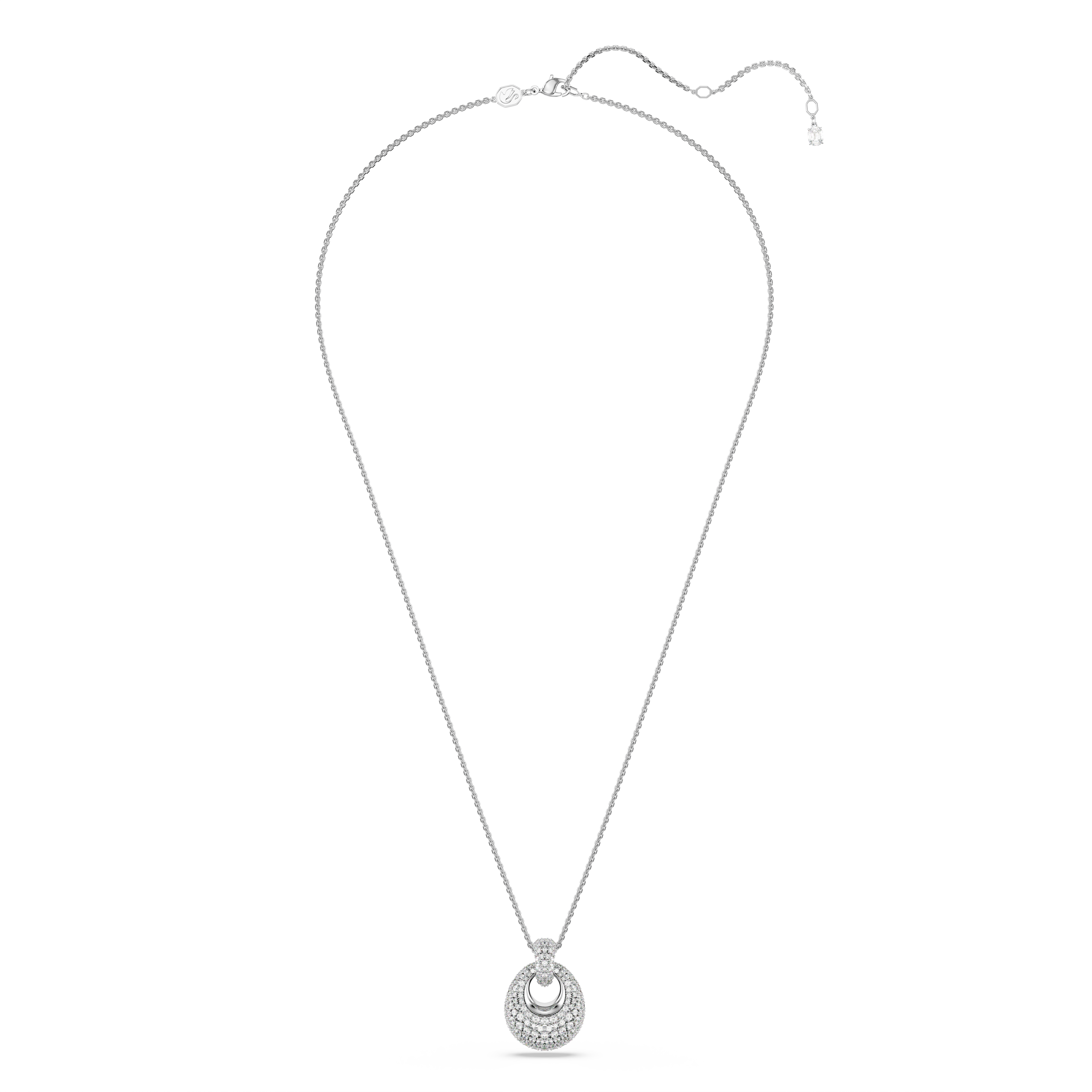 Swarovski Sublima pendant, White, Rhodium plated 5735223