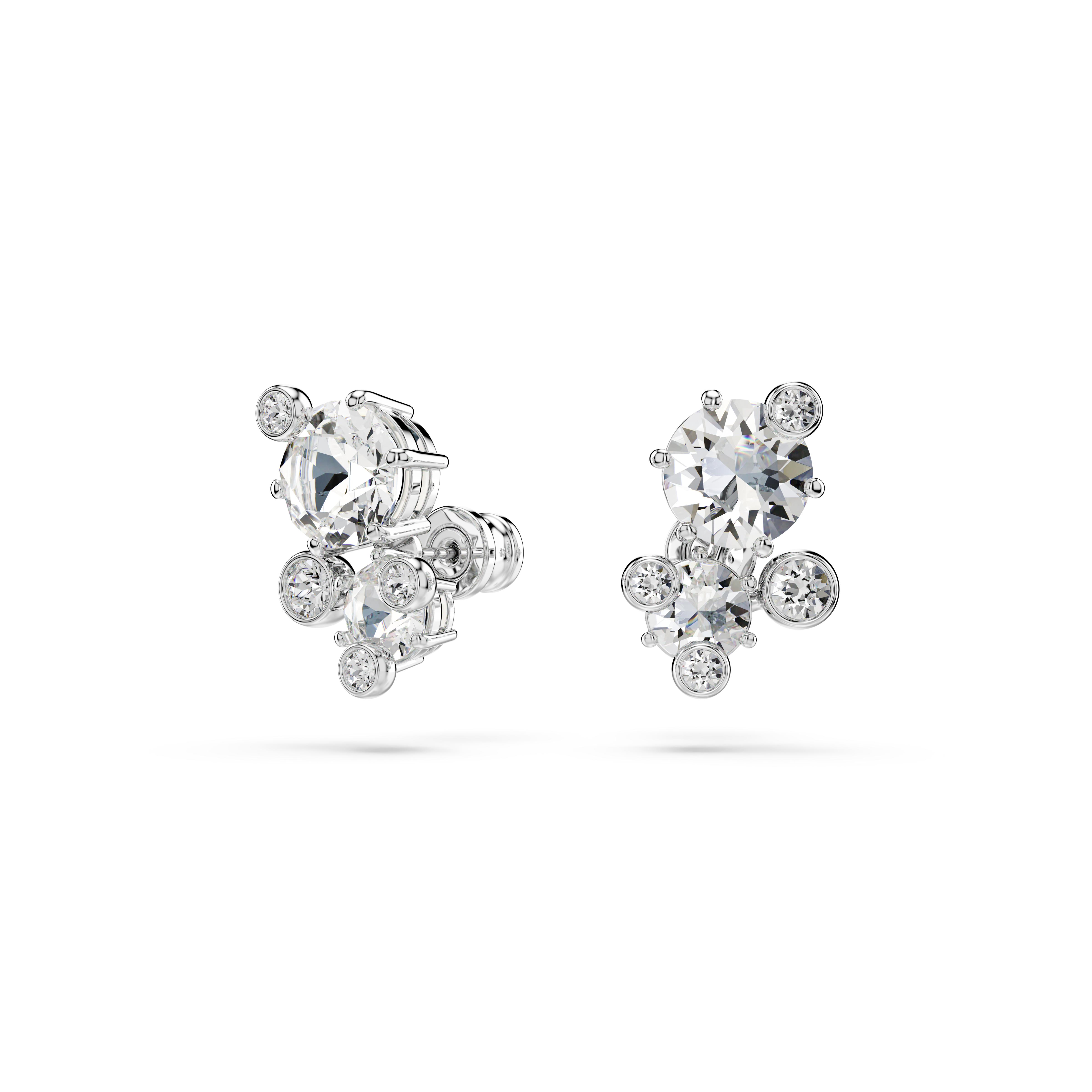 Swarovski Constella set, Mixed cuts, White, Rhodium plated 5738285