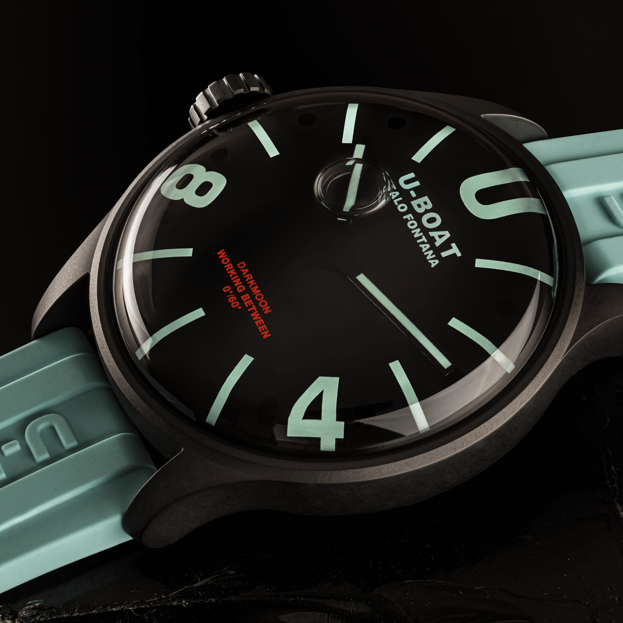 DARKMOON BK CURVE AQUAMARINE PVD