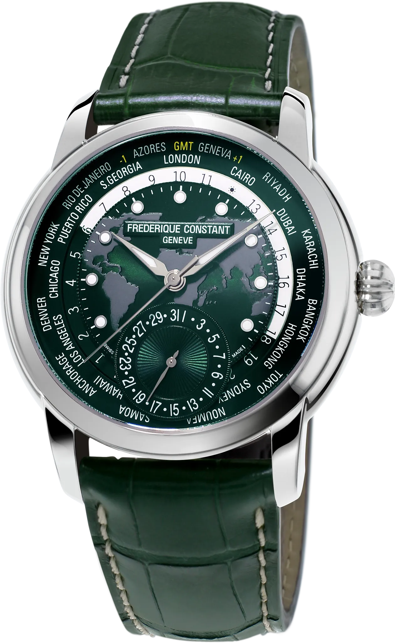 Frederique Constant Classic Worldtimer FC-718GRWM4H6