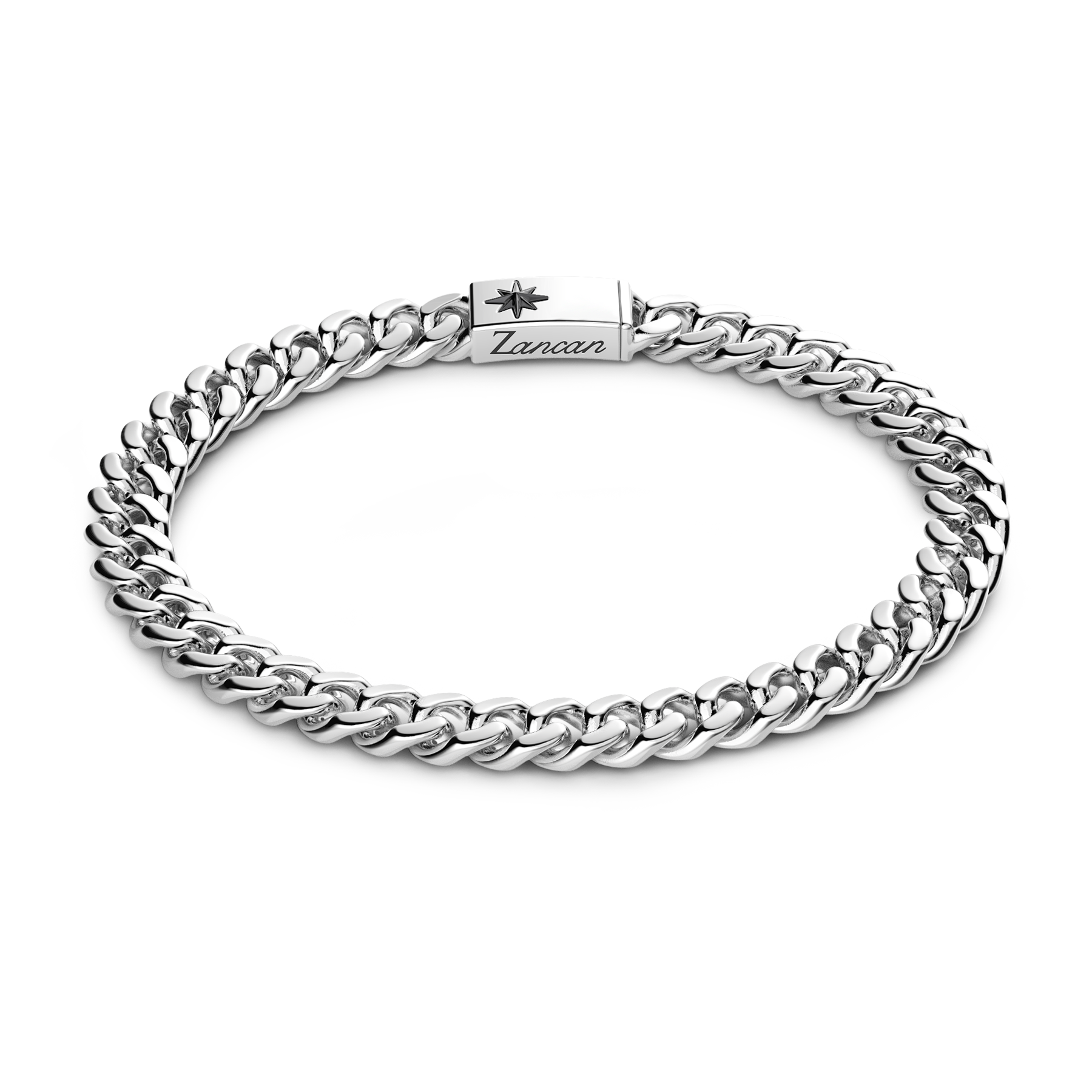Silver Curb Chain Bracelet