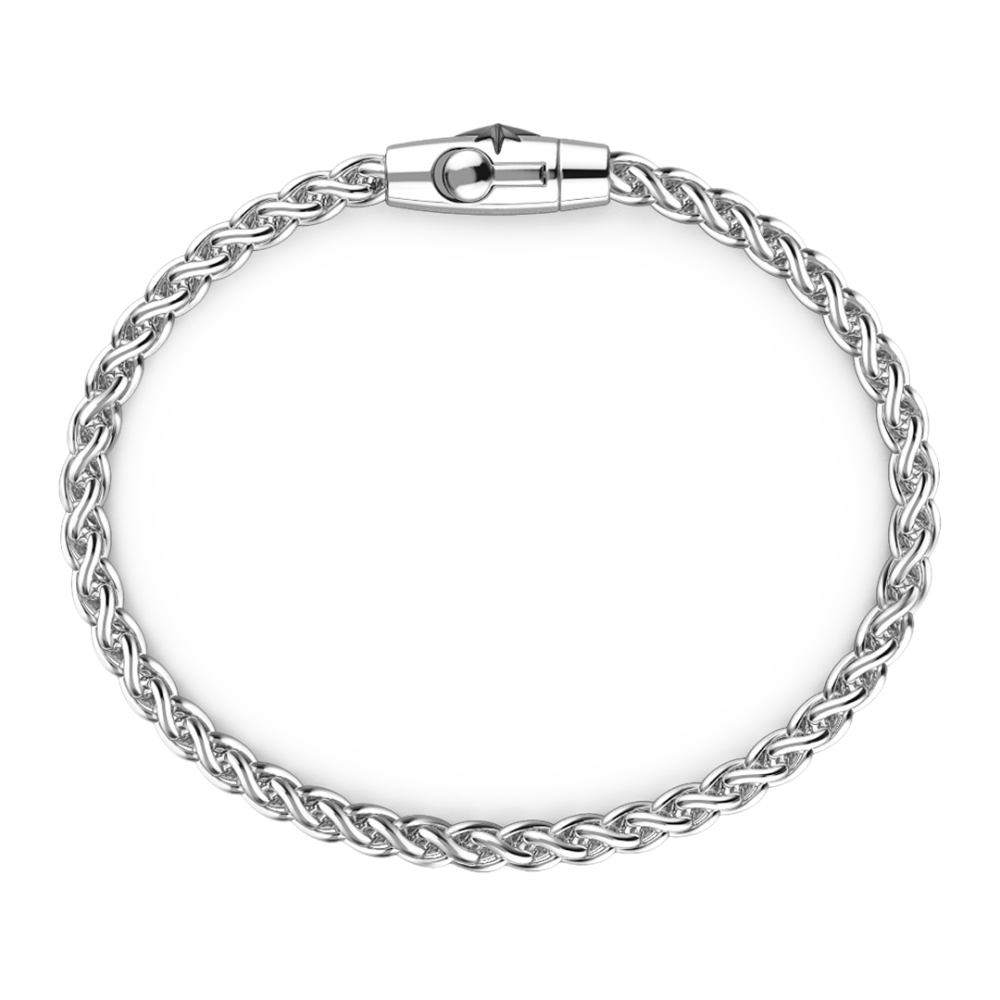 Silver Link-Only Bracelet