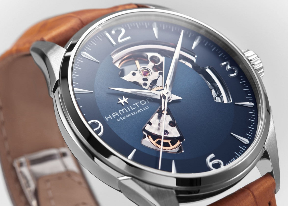 HAMILTON JAZZMASTER OPEN HEART AUTO 42MM H32705541