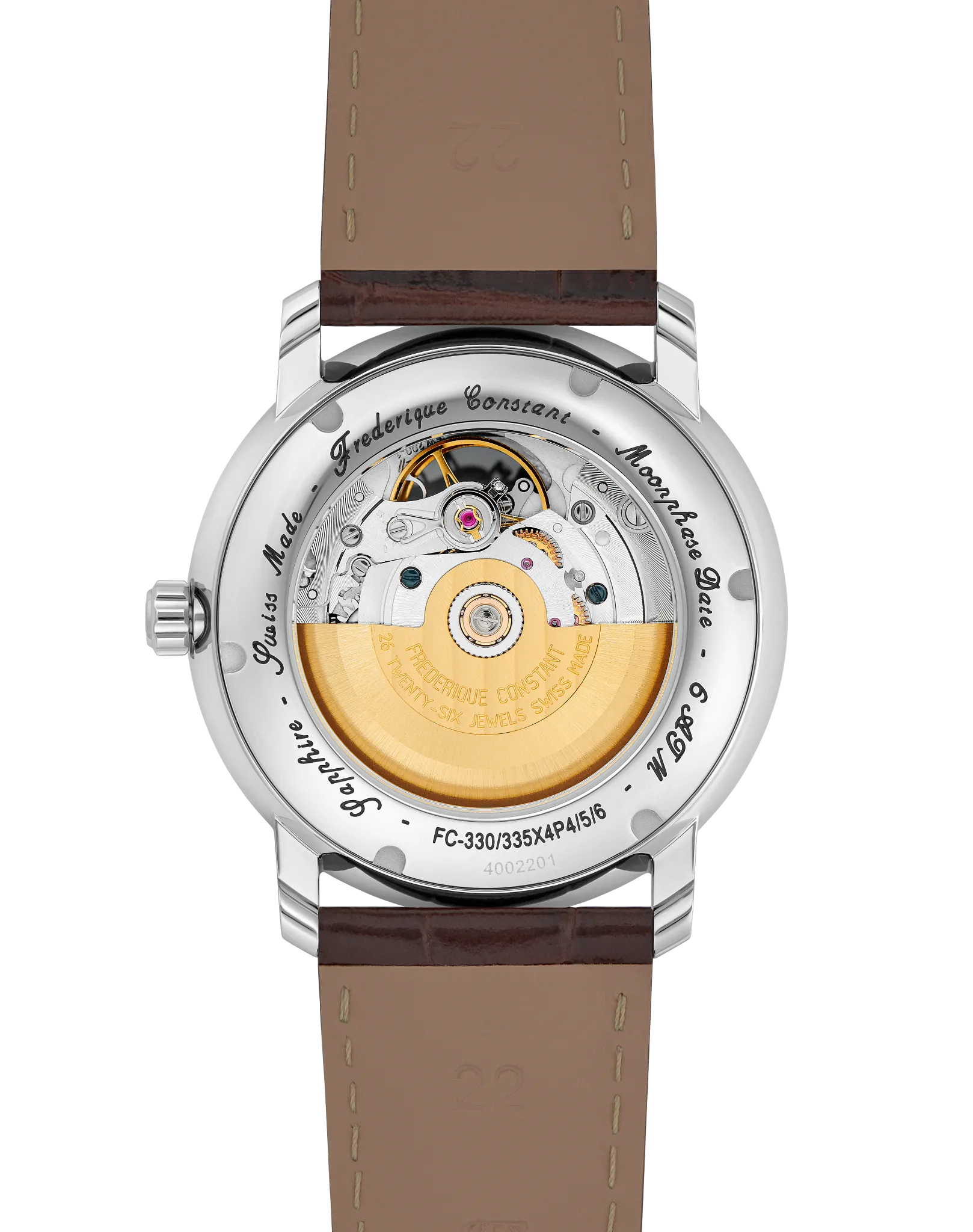 Frederique Constant Heart Beat Moonphase Date FC-335MCSALB4P26