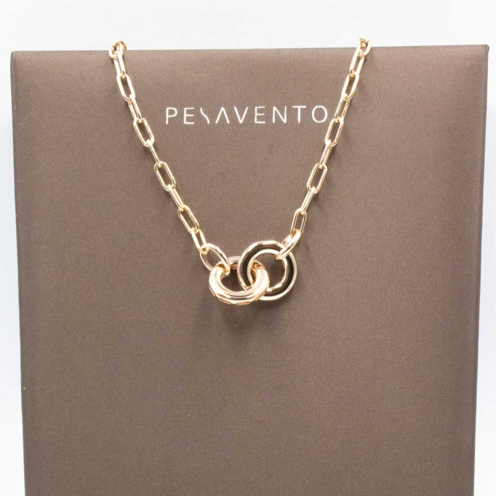Pesavento Elegance Incrocio Pink Necklace WELGE045