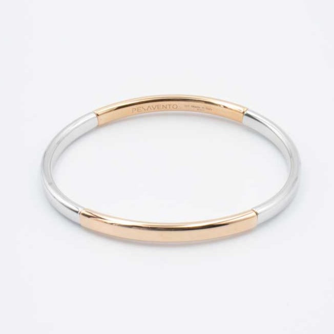 Elegance 2 Tone 4 Split Small Bangle