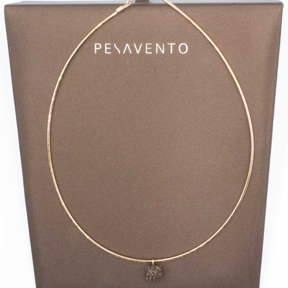 Pesavento Rhodium and Grey Dust Ring WDNAG056
