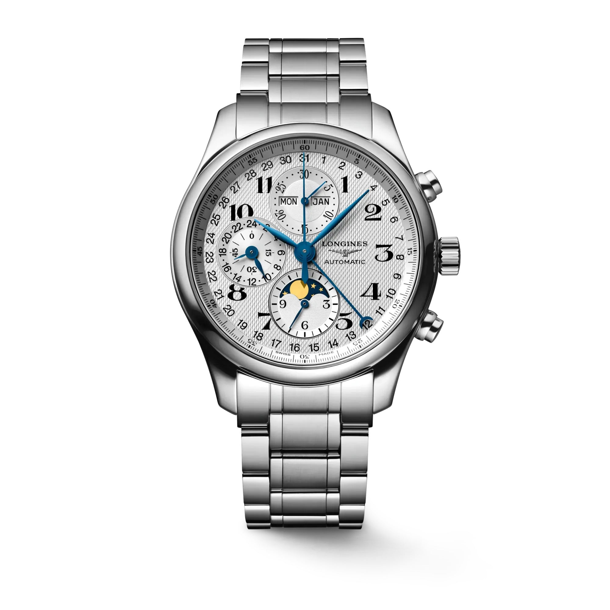 Longines Master Collection 42mm Chronograph With Moon Phase L27734786
