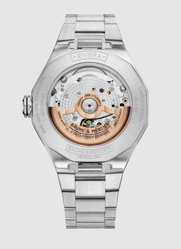 Riviera 10786 Watch for men | Check Prices on Baume & Mercier Back