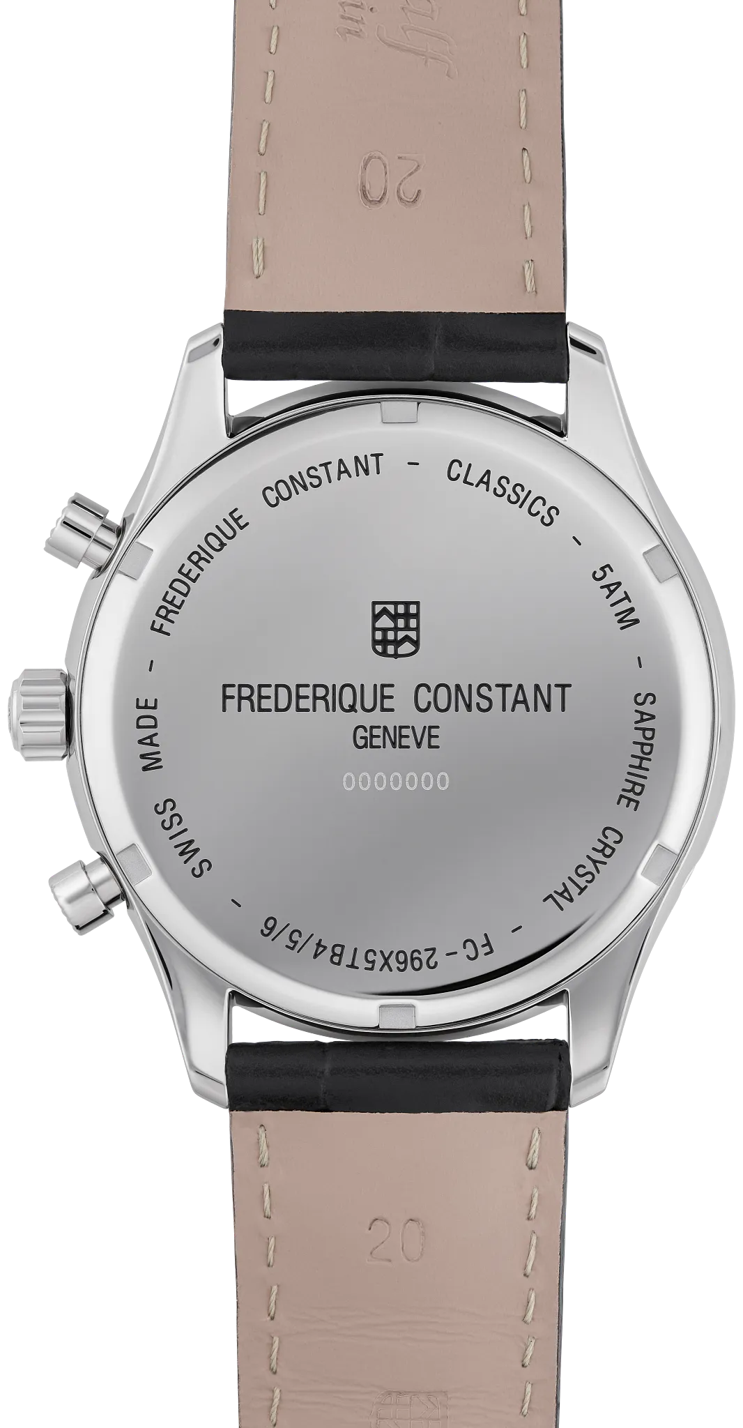 Frederique Constant Quartz Chronograph Triple Calendar FC-296SW5B6
